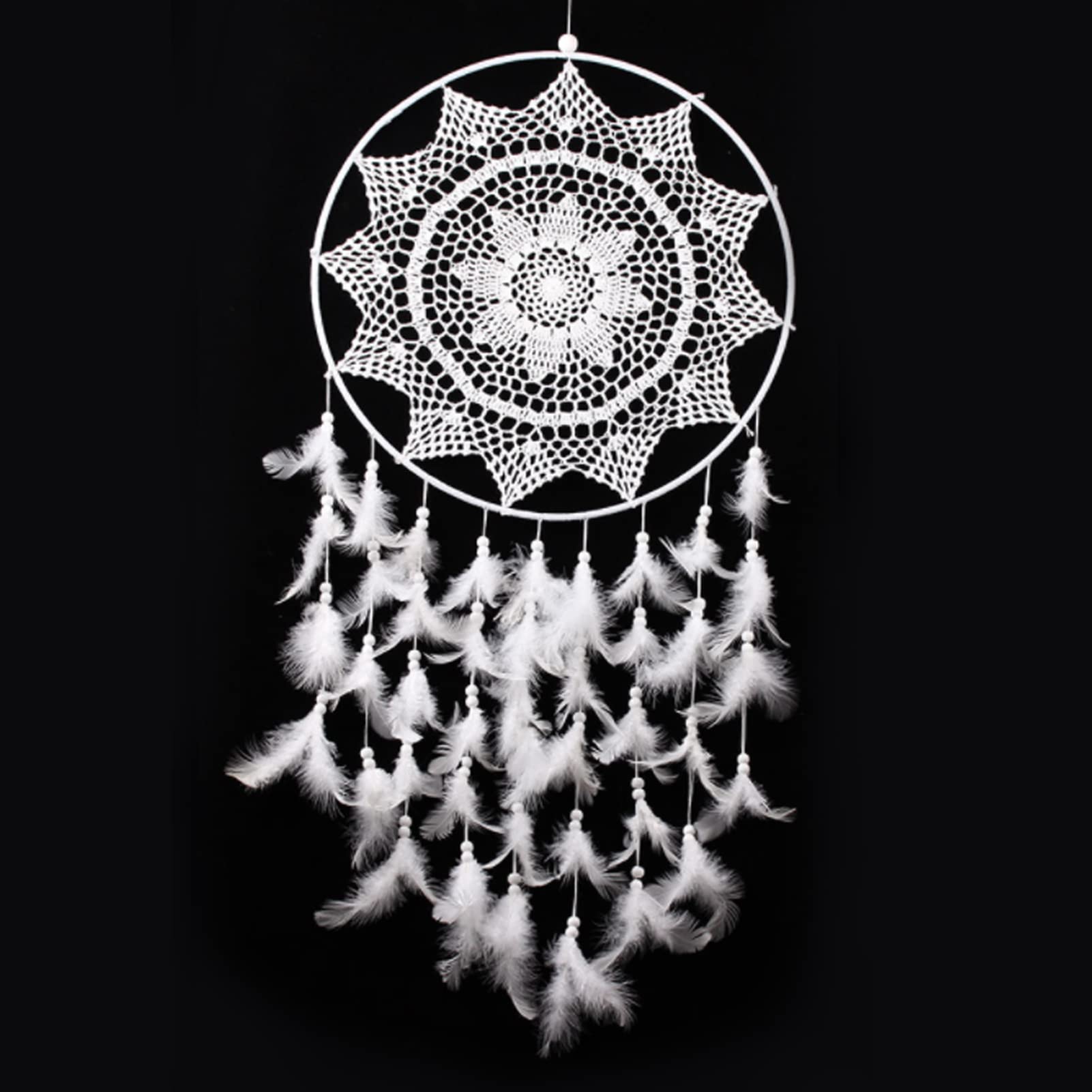 Beauenty Dream Catchers, Colorful Feather Dream Catcher Decorations, Home Bedroom Birthday Party Decoration, Perfect Craft Gift for Kids (Style 3)