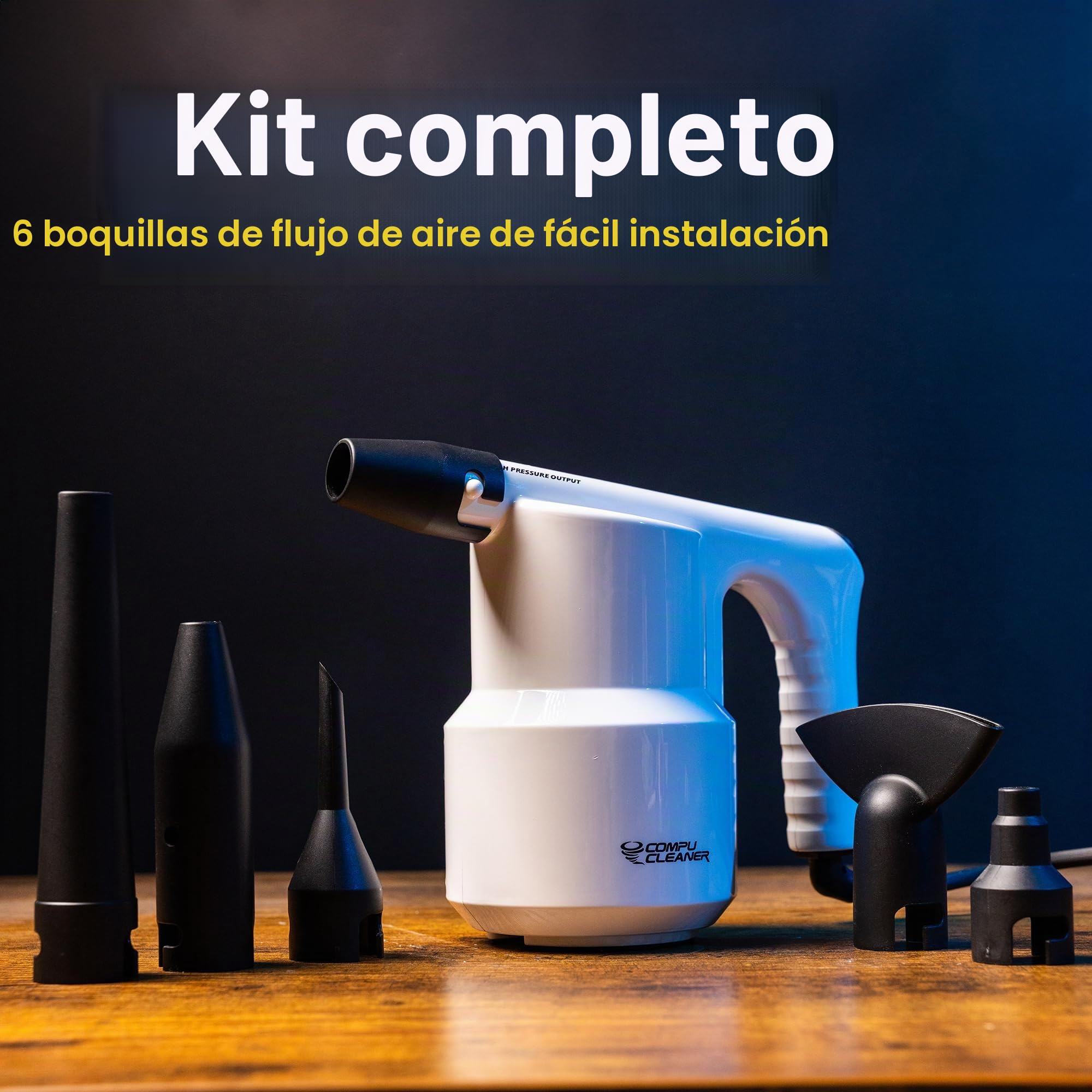 IT Dusters CompuCleaner - Soplador de aire eléctrico original para PC, laptop, consola, electrónica, limpieza del hogar, alternativa ambiental a las aspiradoras de computadora y limpiador de teclado