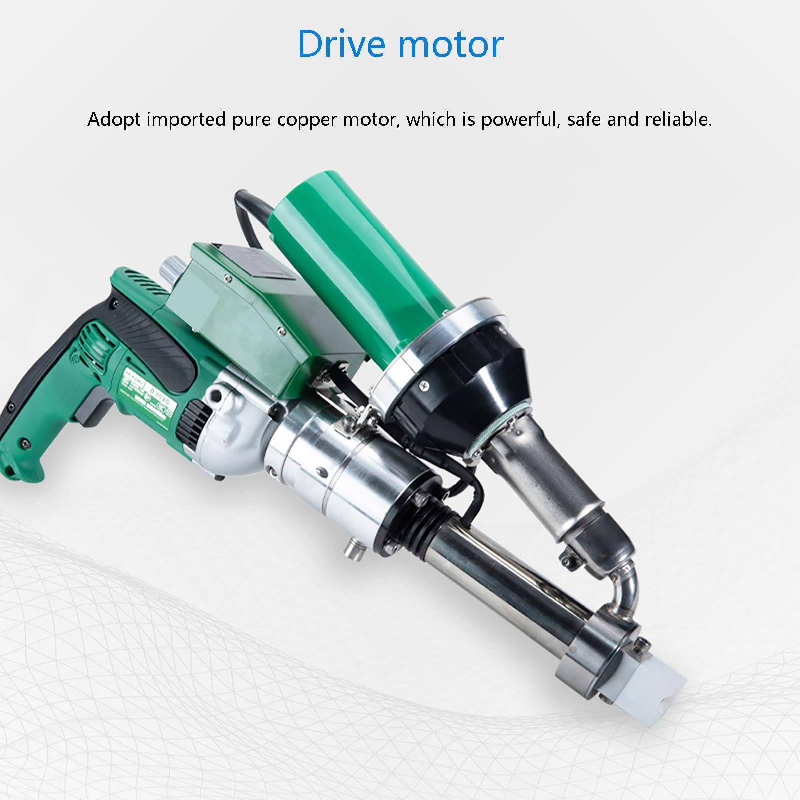 Máquina de Soldadura de Tubos de plástico,soldadora de plástico,Kit de Soldadura,Herramienta de Soldadura por extrusión Manual,Kit de extrusora portátil, para soldar Tubos de PP y LDPE.