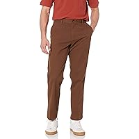 Amazon Essentials Pantaloni Chino Classici con Parte Piatta sul Davanti Resistenti