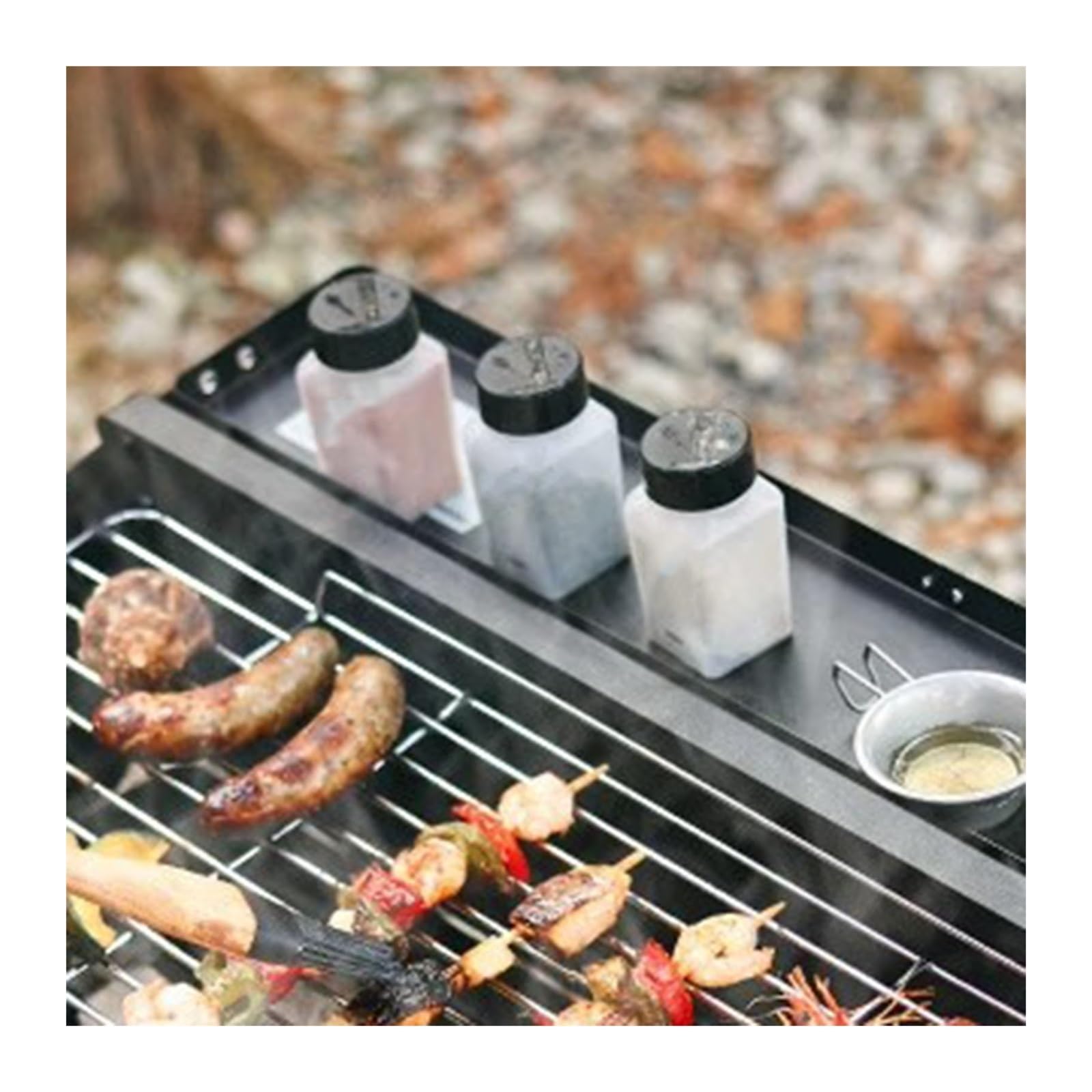 Griglia da Tavolo Fornello for Barbecue da Campeggio con griglia Verticale. for spiedini for Portatile Pieghevole for la casa all'aperto
