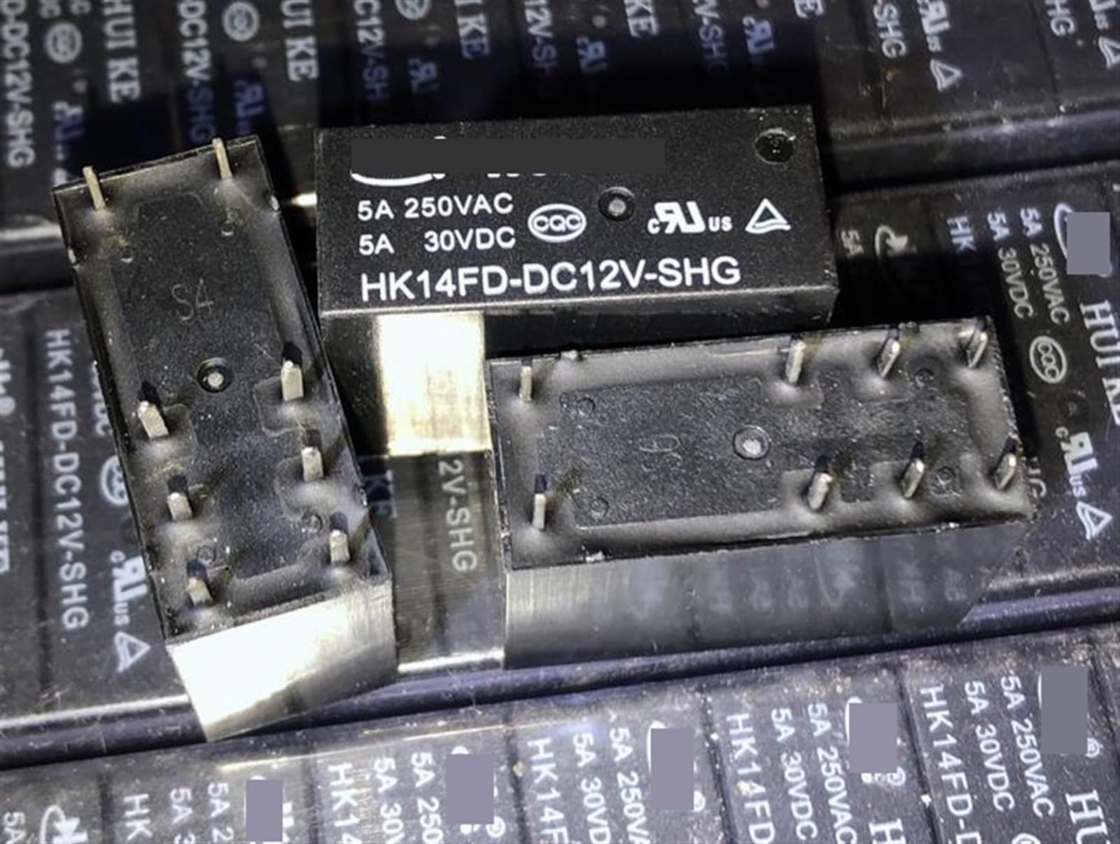 Relais 8 broches 12V 5A KmoNo H-K14FD-DC12V-SHG pour carte électronique 14F-2C