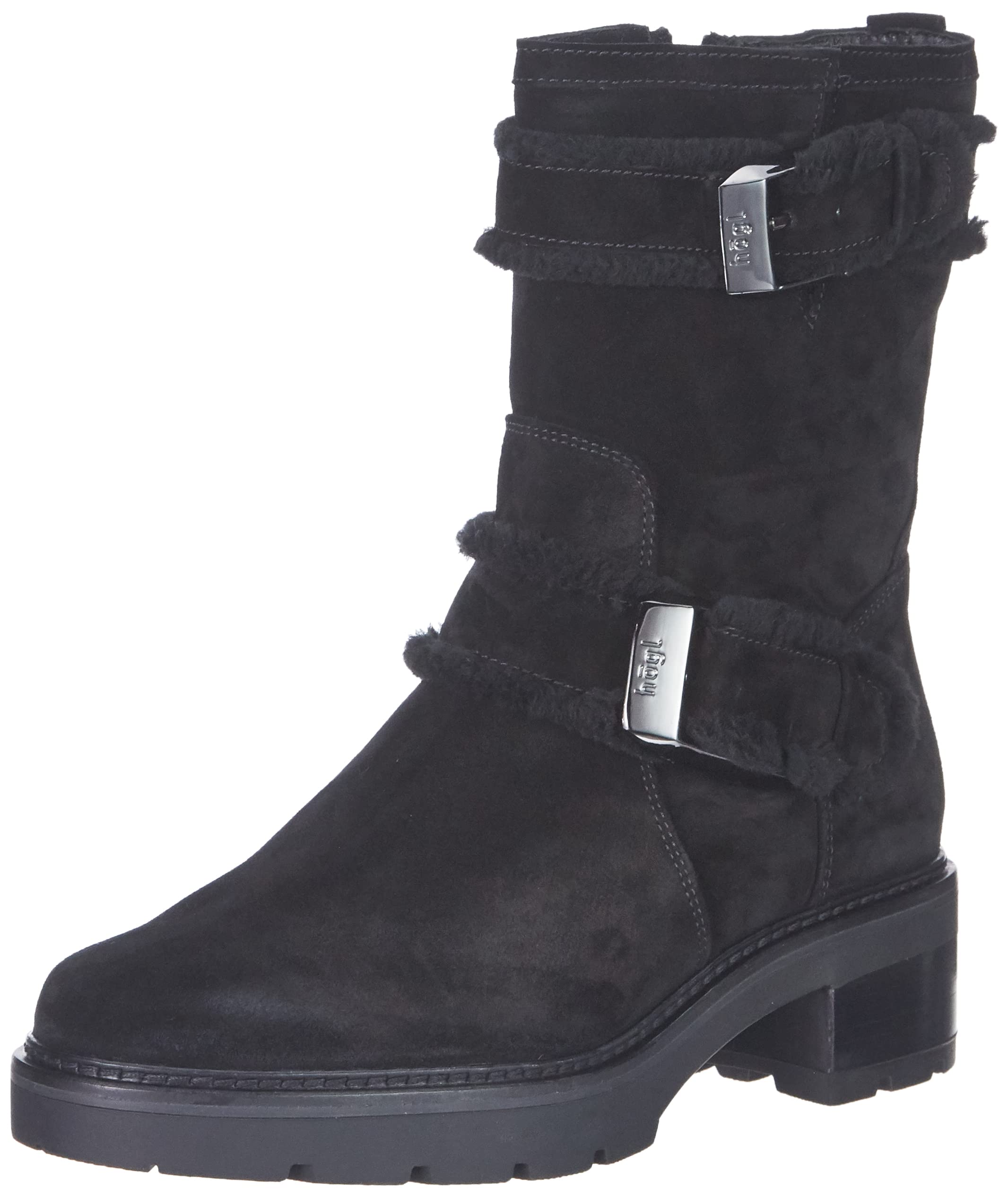 HÖGL Women's Rusty Knee High Boots, Black, 36 EU Weit