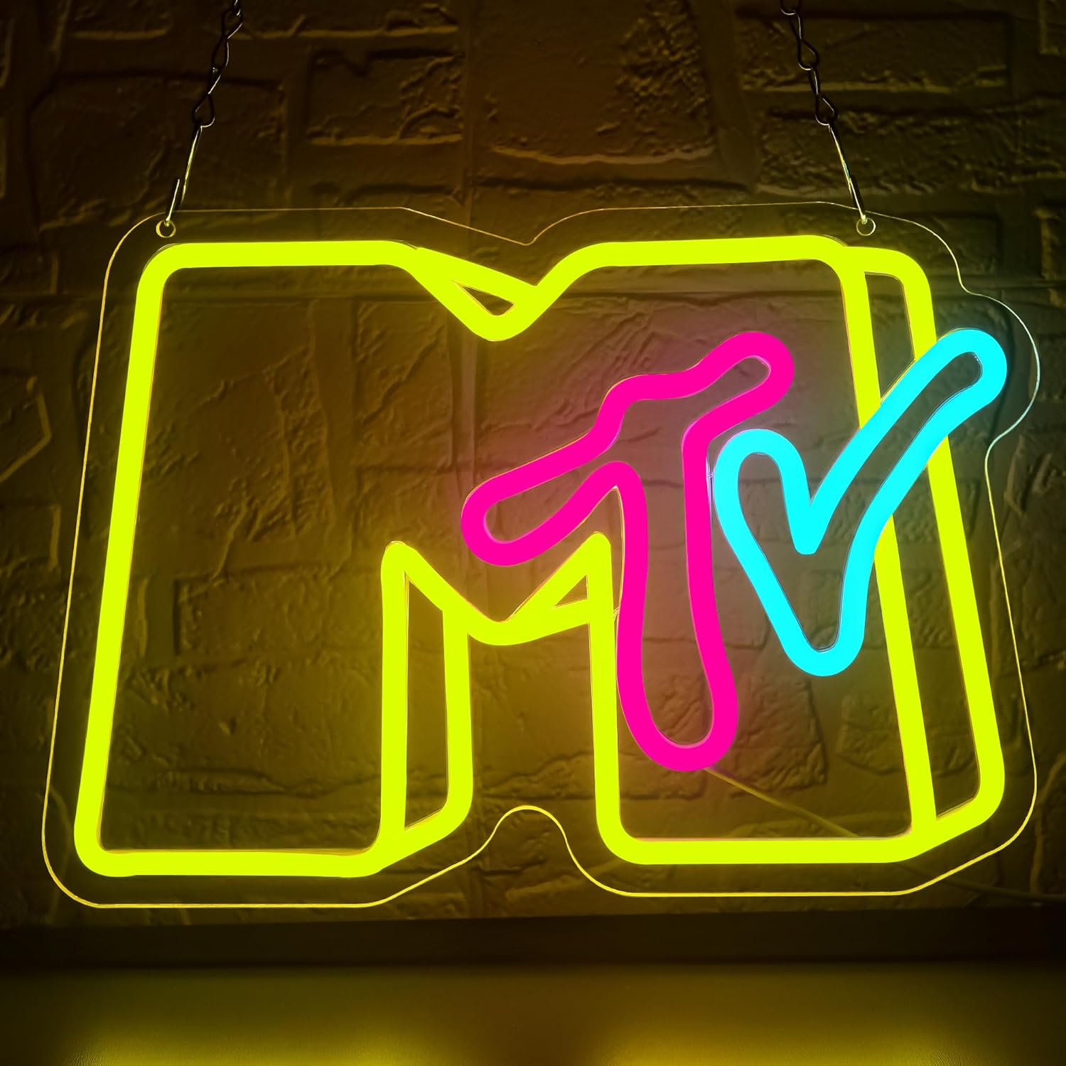 Music Neon Sign for Wall Decor Dimmable Music Neon Light Up Sign for Man Cave Neon Lights for Bedroom Led Neon Sign Suitable for Record Studio Bar Nightclub Party Concert Venue Size 13.77*9.64In(P081)