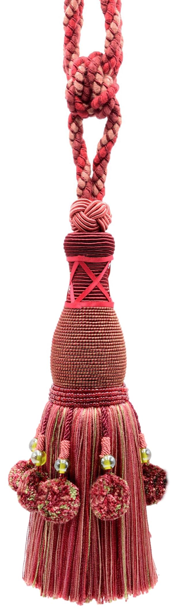 Alzapaños de borla Marrakesh TBRW10 una pieza de pasamanería exclusiva de 76cm