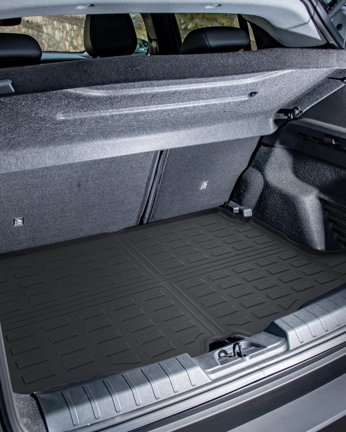 Tappetini per Bagagliaio Superiore per Jeep Avenger Hybrid EV 2026 2025 2024 2023, Tappetino Baule Originale TPE Tappeti Bagagliaio Posteriore con Bordo Alto, Accessori Impermeabili