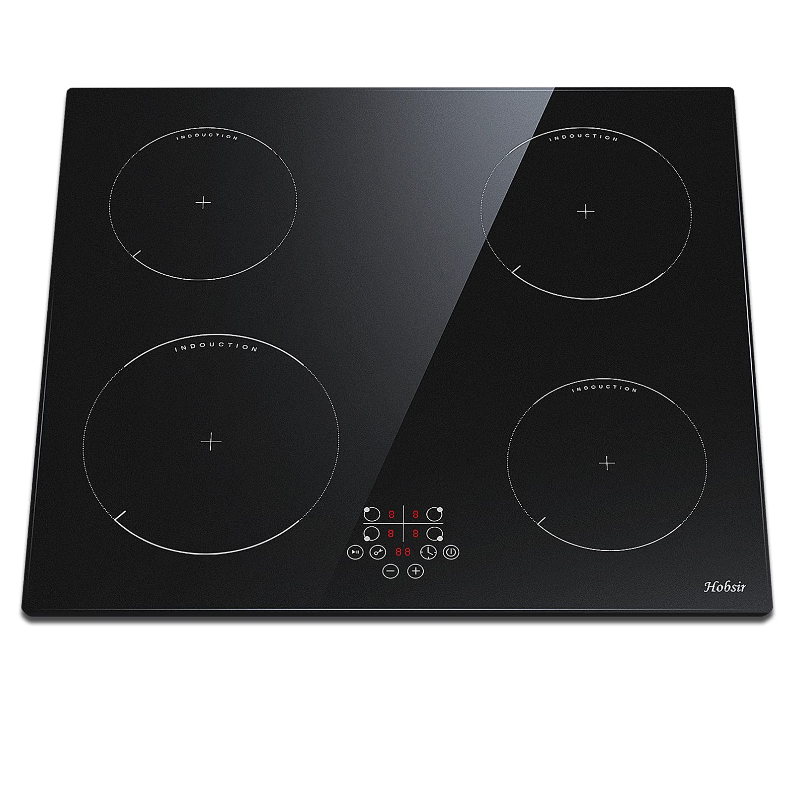 Induction Hob 4 Zones 60cm 6400w Builtin Electric Induction Cooker