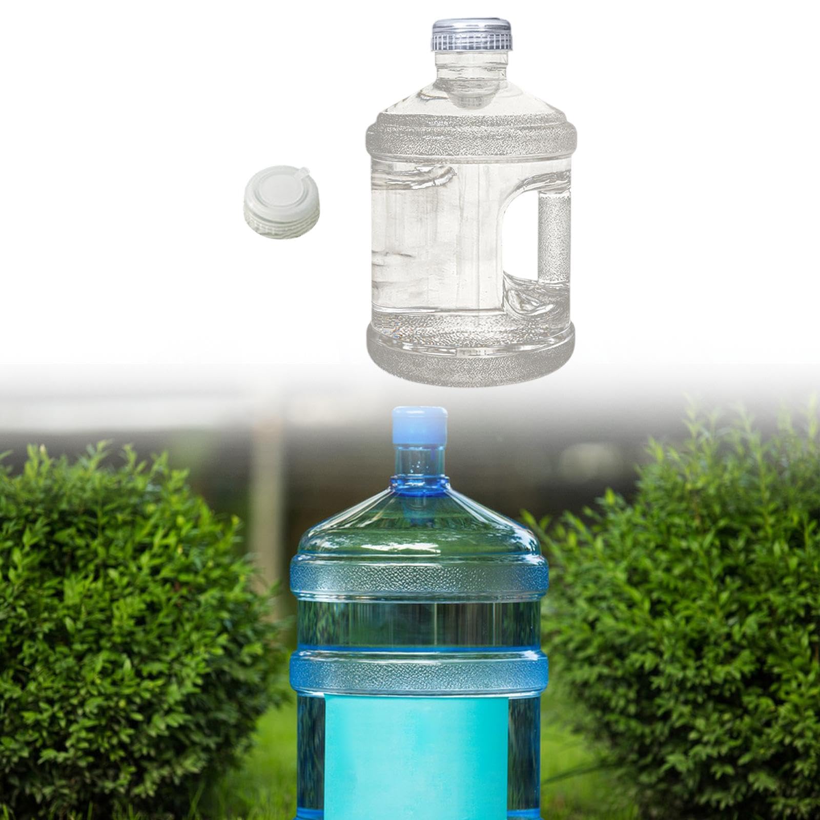 Tanica Acqua Trasparente In PC Con Rubinello E Maniglia – 3L/5L/7.5L/11L/15L/18.9L – Perfetta Per Campeggio, Emergenze E Cucina - 3