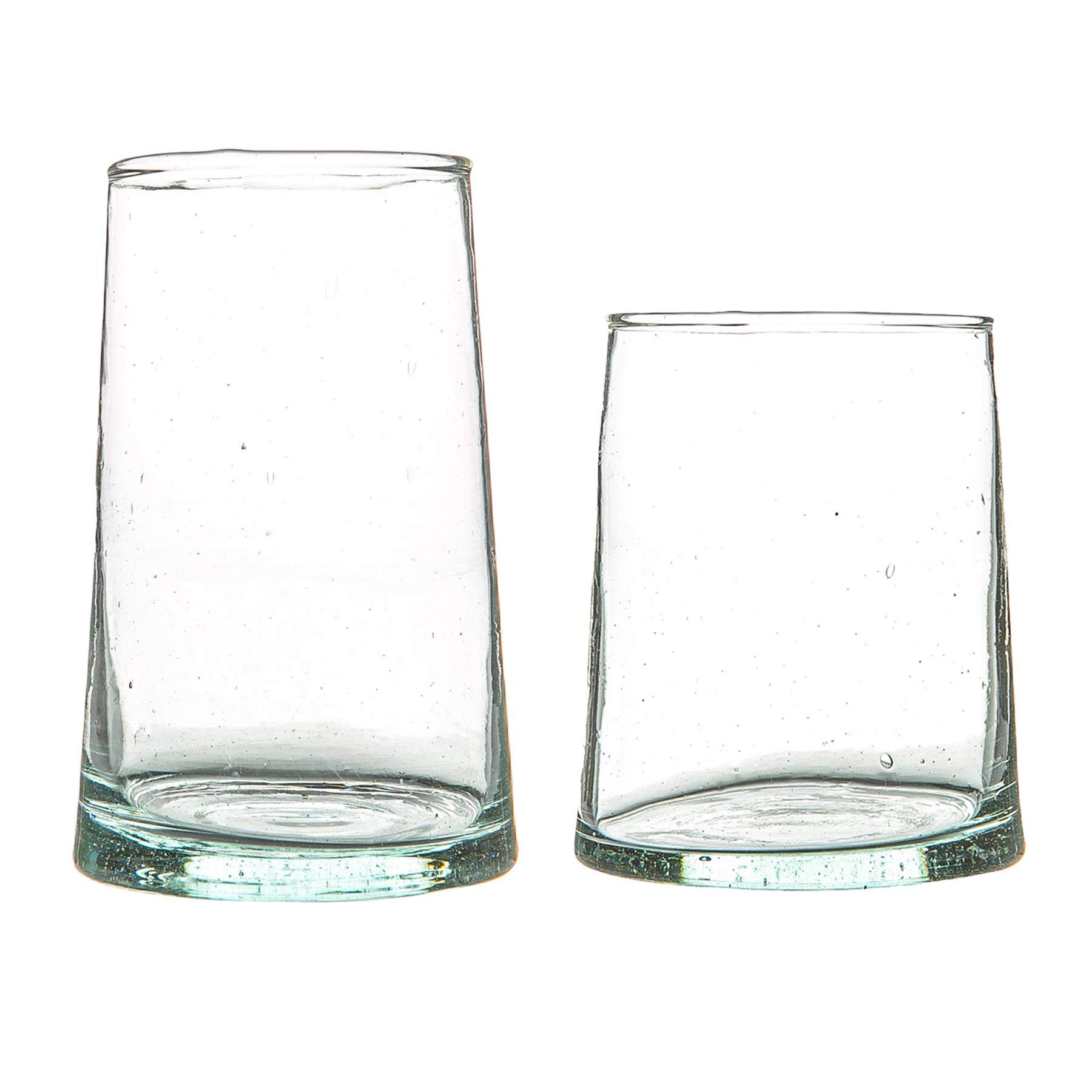 Nicola Spring Merzouga Recycelte Glaswaren -Set - Klar - 12pc