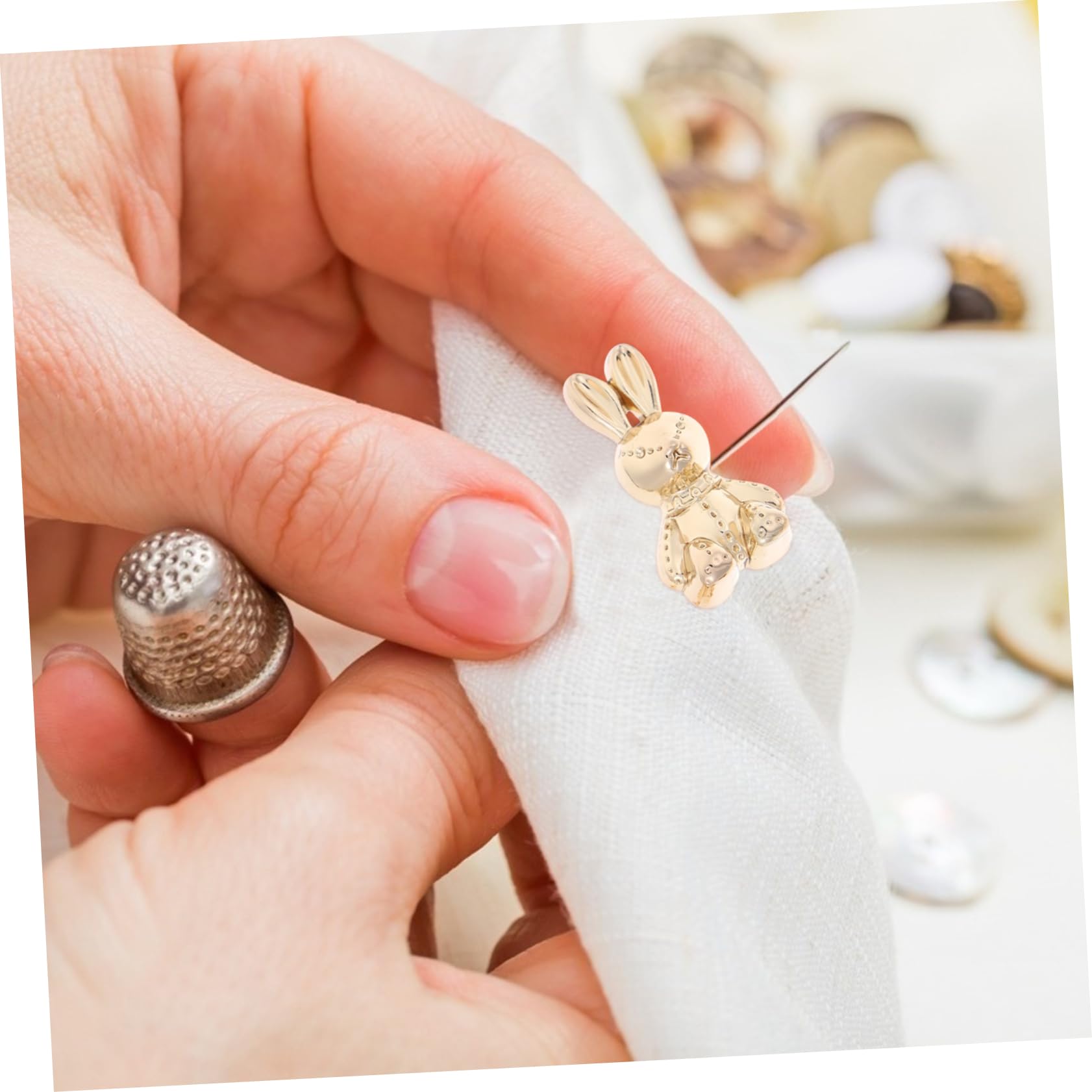 NUOBESTY 25stücke Vintage Hasenknöpfe Aus Legierung Dekorative Knöpfe Für Kleidung Hüte Und Accessoires Retro Design Für Kreative Nähprojekte Und -dekorationen