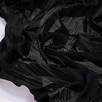 Vista 3 de Socomi - Camino de mesa de gasa, estilo bohemio y rústico, para primavera, Pascua, bodas, fiestas, baby showers, Halloween y decoración del hogar