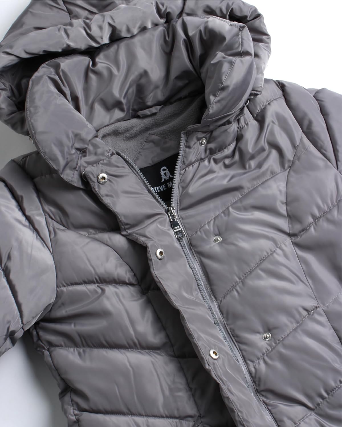 Steve Madden Womens Long Puffer Coat - Heavyweight Insulated Fall Winter Jackets for Women Windproof Long Length Bubble Parka - Image 4