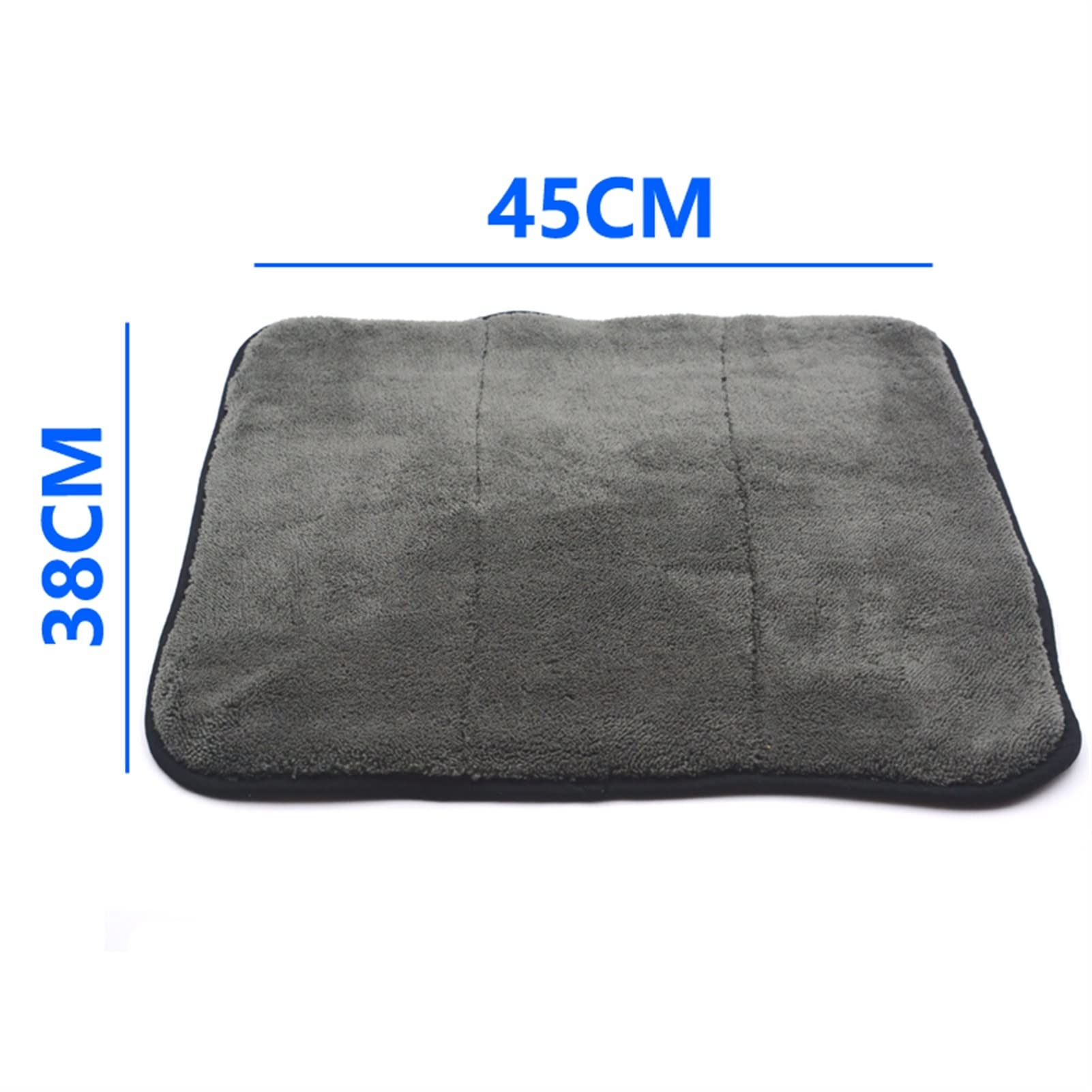 szt. Ręcznik do czyszczenia samochodu 800GSM 45x38cm Car Detailing ręczniki do suszenia z mikrofibry Auto narzędzie do polerowania myjnia samochodowa akcesoria jakość