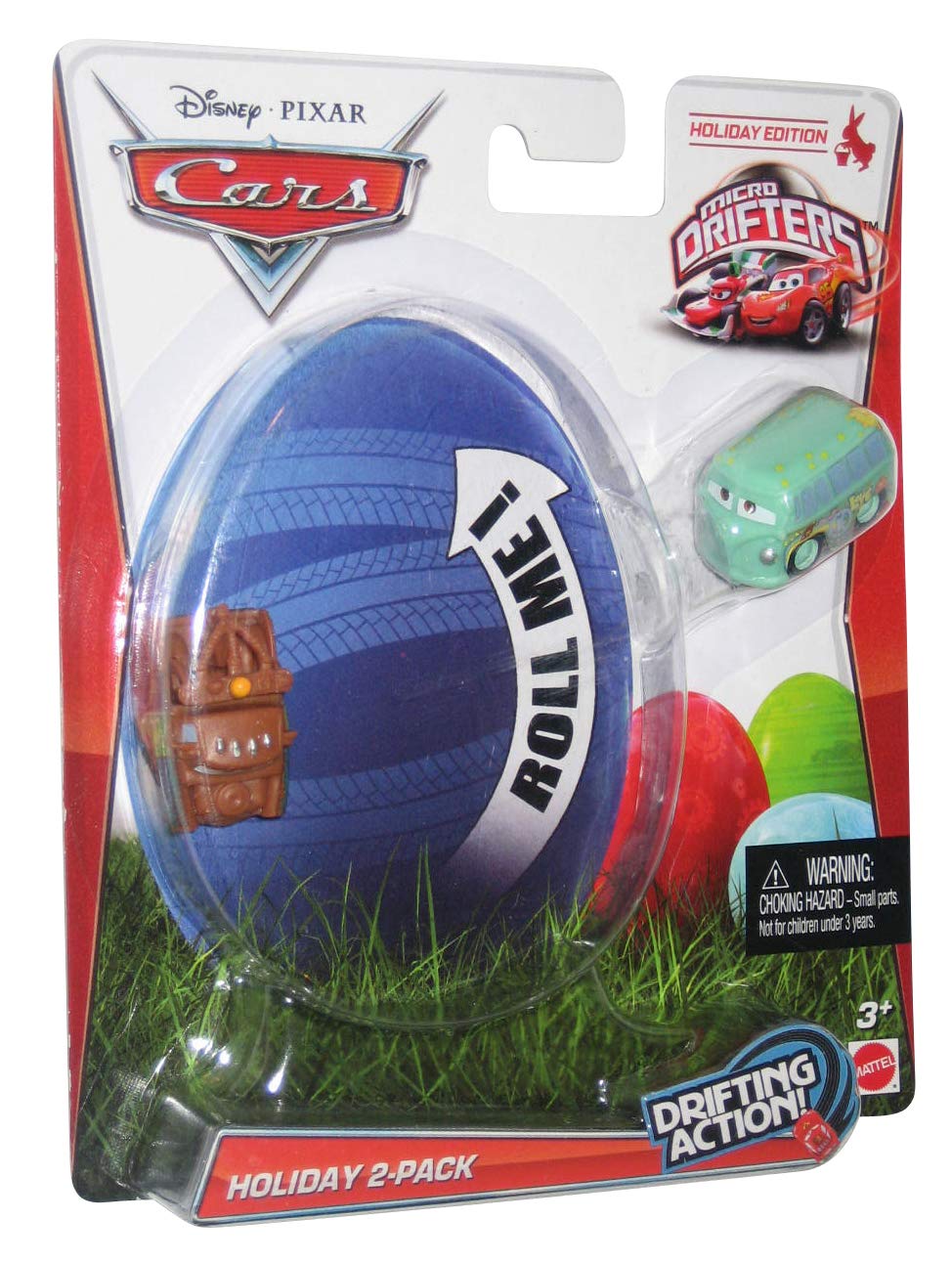 Disney Pixar Cars Micro Drifters Holiday 2 Pack Fillmore & Mater by Mattel