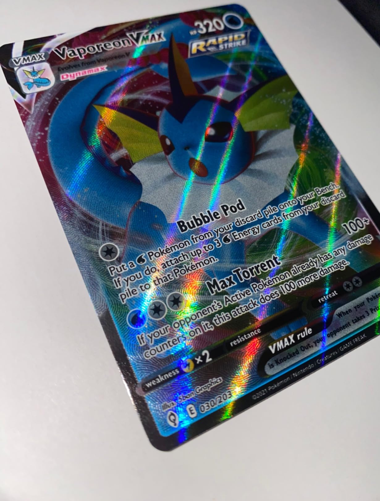 vaporeon vmax pokemon card Pokemon - Vaporeon Vmax Premium Collection [EU]