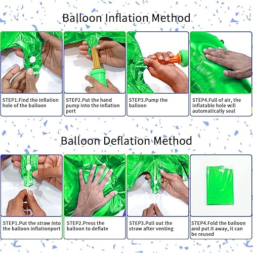 Miniatura 3 de Globos digitales de 40 pulgadas, color verde oscuro del número 0-9, globos grandes de aluminio Mylar número 5 para boda, graduación, baby shower,