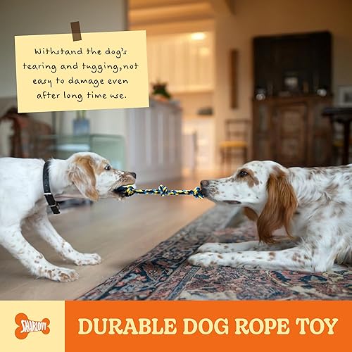 Vista 11 de SHARLOVY Juguetes masticables para perros XL para masticadores agresivos de razas grandes, paquete de 14 juguetes resistentes e indestructibles