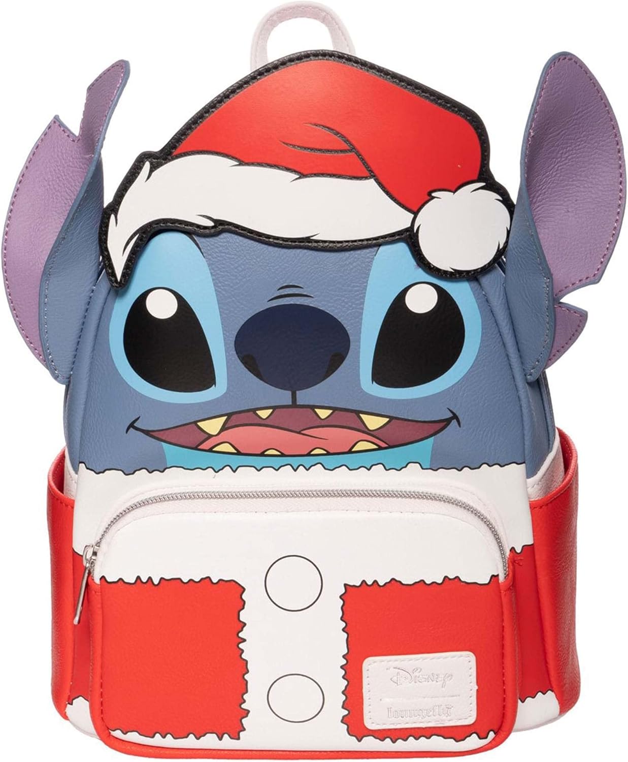 Loungefly Lilo & Stitch Holiday Santa Stitch Mini Backpack - Entertainment Earth Exclusive Multicolored