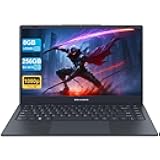 ZENAERO Laptop PC with 14.1 inch FHD Display, 8GB LPDDR4 256GB SSD, Celeron J4005 (up to 2.7GHz) 丨3xUSB A丨RJ45丨HD Port丨Wi-Fi 5丨BT5.1, Ultra Thin and Light Notebook Computer - Gray