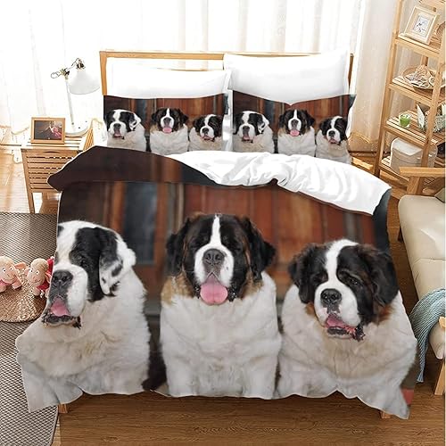 NUEYSP Funda de edredón de tamaño matrimonial funda de edredón de microfibra suave con cierre de cremallera juegos de funda de edredón de fácil