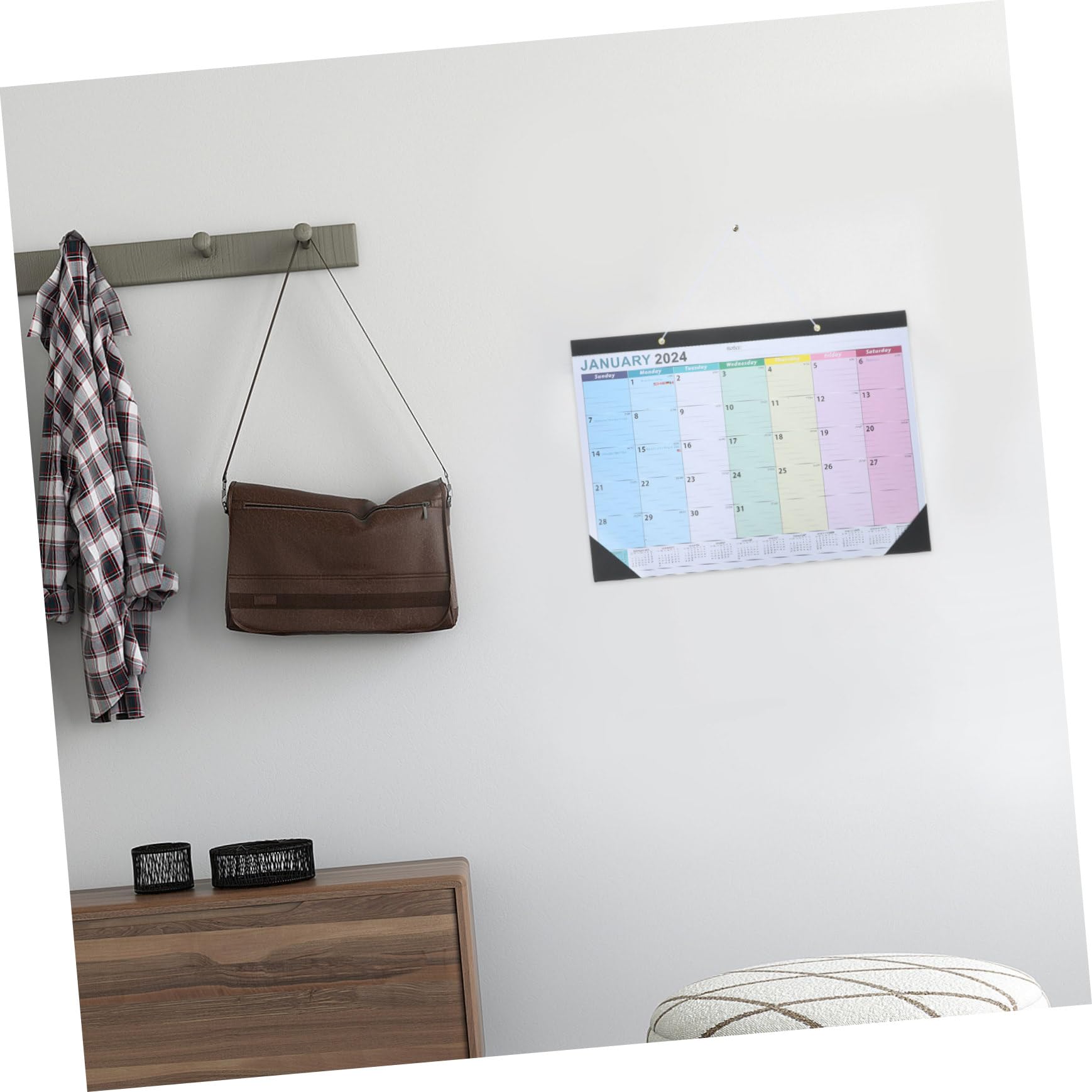 3stücke Haushaltsplaner Wandkalender Englischer Monatskalender Für Büro Und Zuhause Mit Für Notizen Für Lehrer Studenten Und Berufstätige