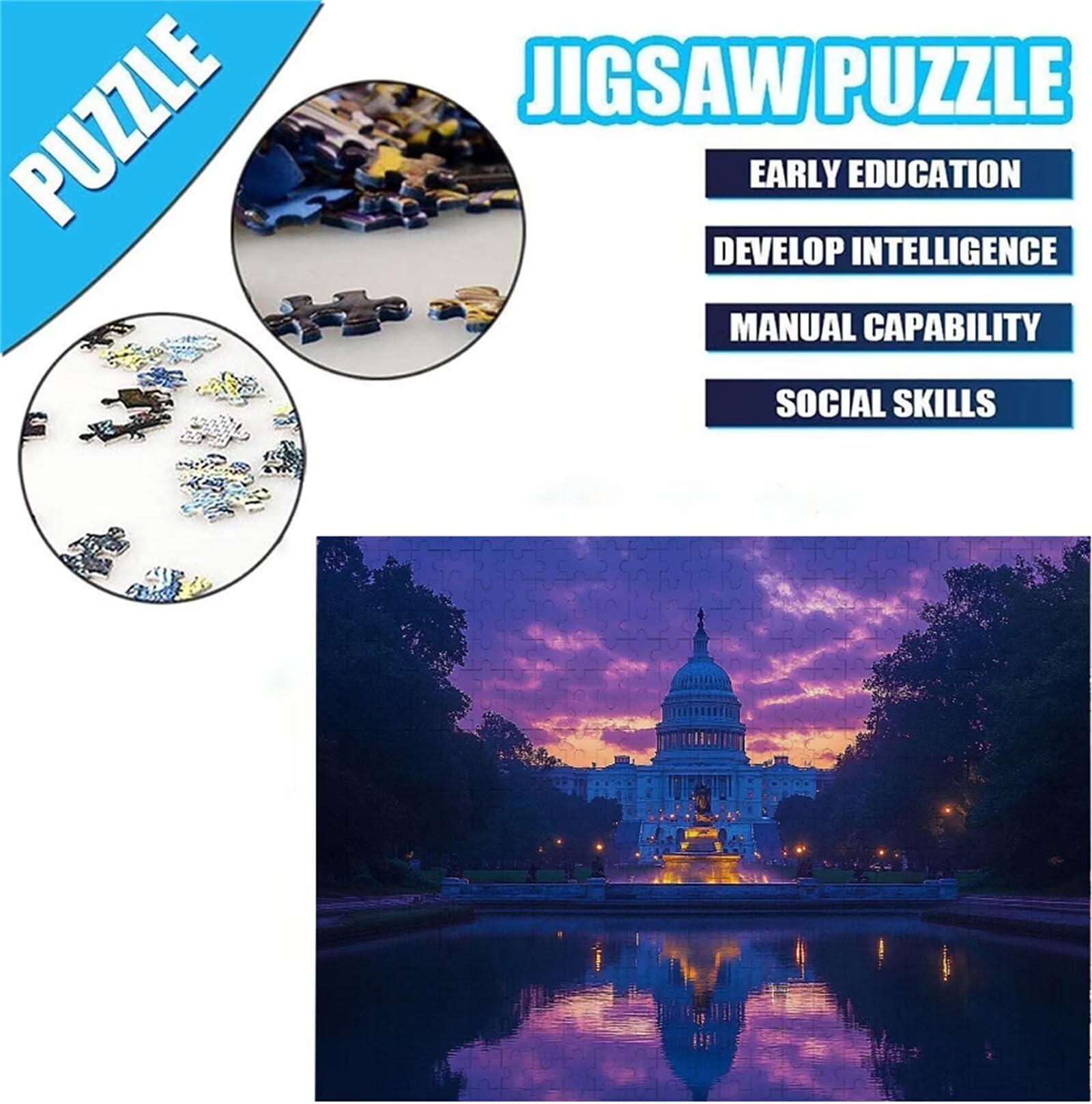 Puzzle 2000 Piezas Adultos Paisaje Puzzle Imposible Rompecabezas Pieza De Madera Jigsaw Un Rompecabezas Desafiante, Uegos Rompecabezas para Toda La Famili Regalo Hombres Mujeres 70.5X99.5cm H-78