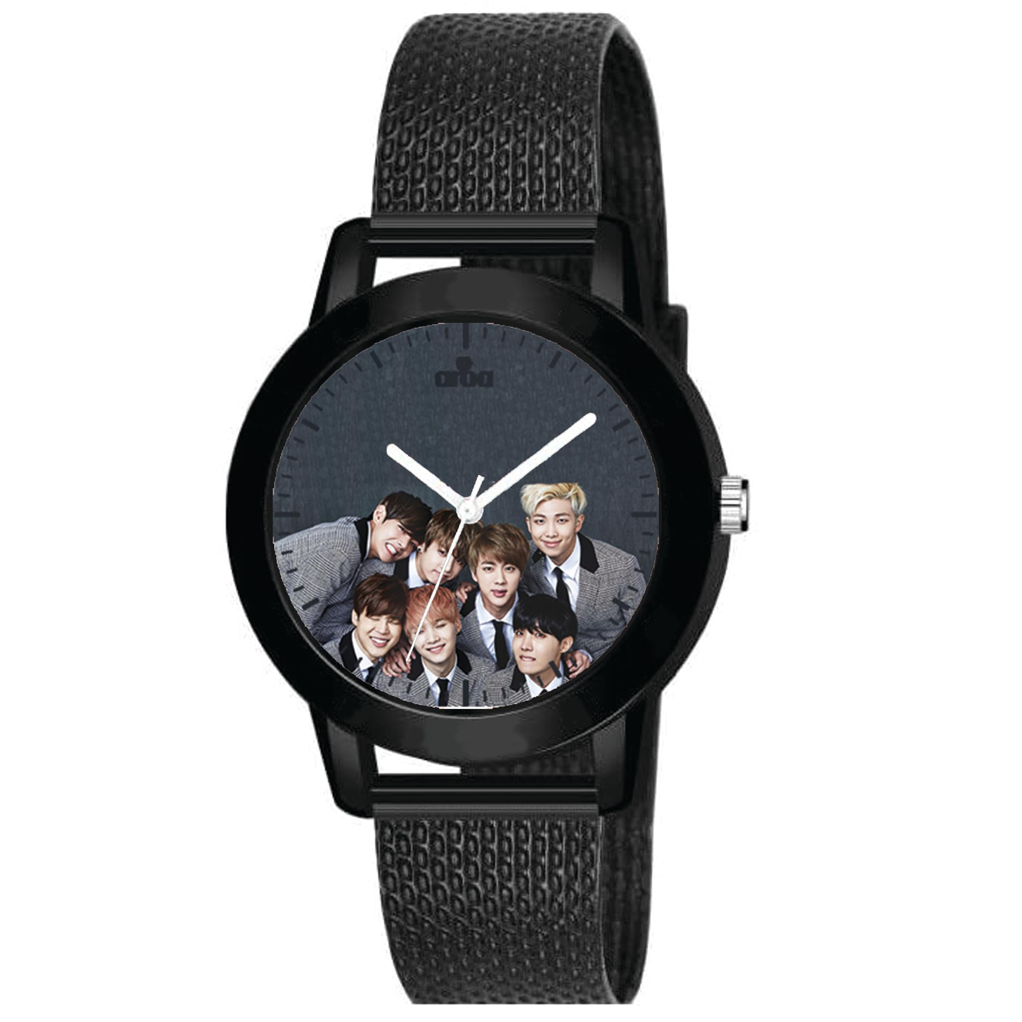 AROA Watch for Womens with BTS – Bangtan Boys in Suite Cute Model :681 in Black Metal Type Rubber Analog Watch Blue Dial for Women Stylish Watch for Girls (B0C77GFGTP) Amazon Price History, Amazon Price Tracker