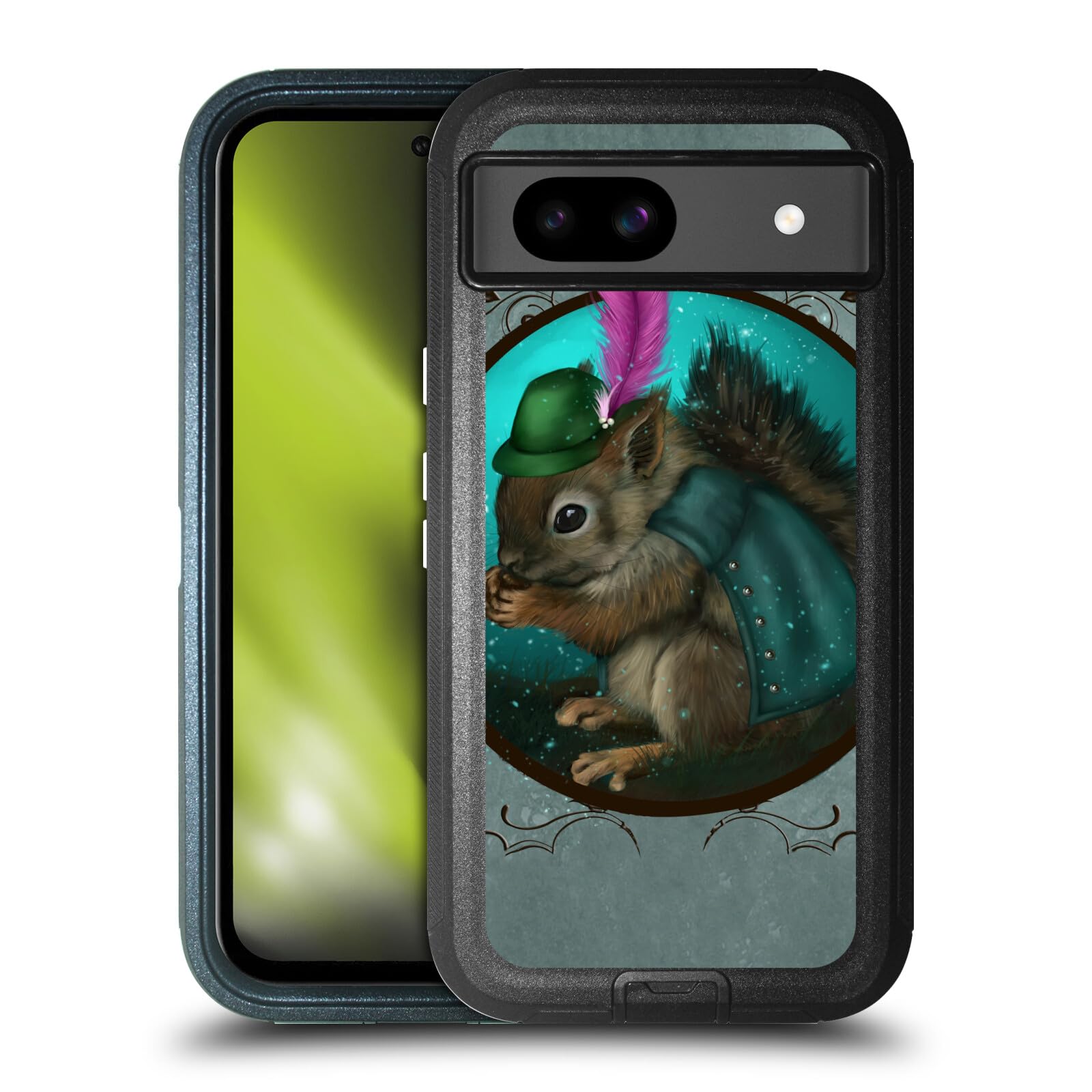 Coque Antichoc Google Pixel 8a Ash Evans Écureuil Protection - 8