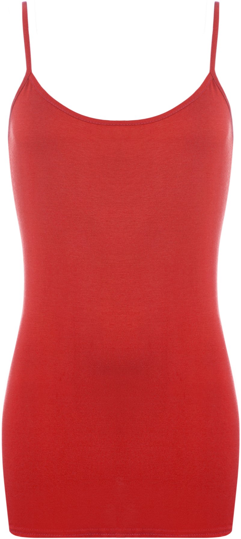 Wearall Women's Red Stretch Strappy Vest 12/14