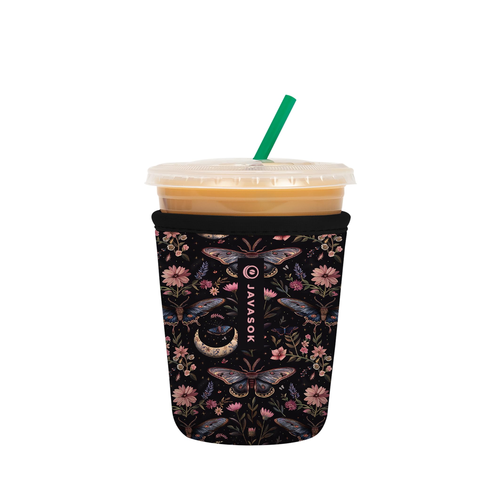 Sok It JavaSok Iced Coffee &amp; Cold Soda Insulated Neoprene Cup Sleeve (Into the Night, Small: 16-20oz)