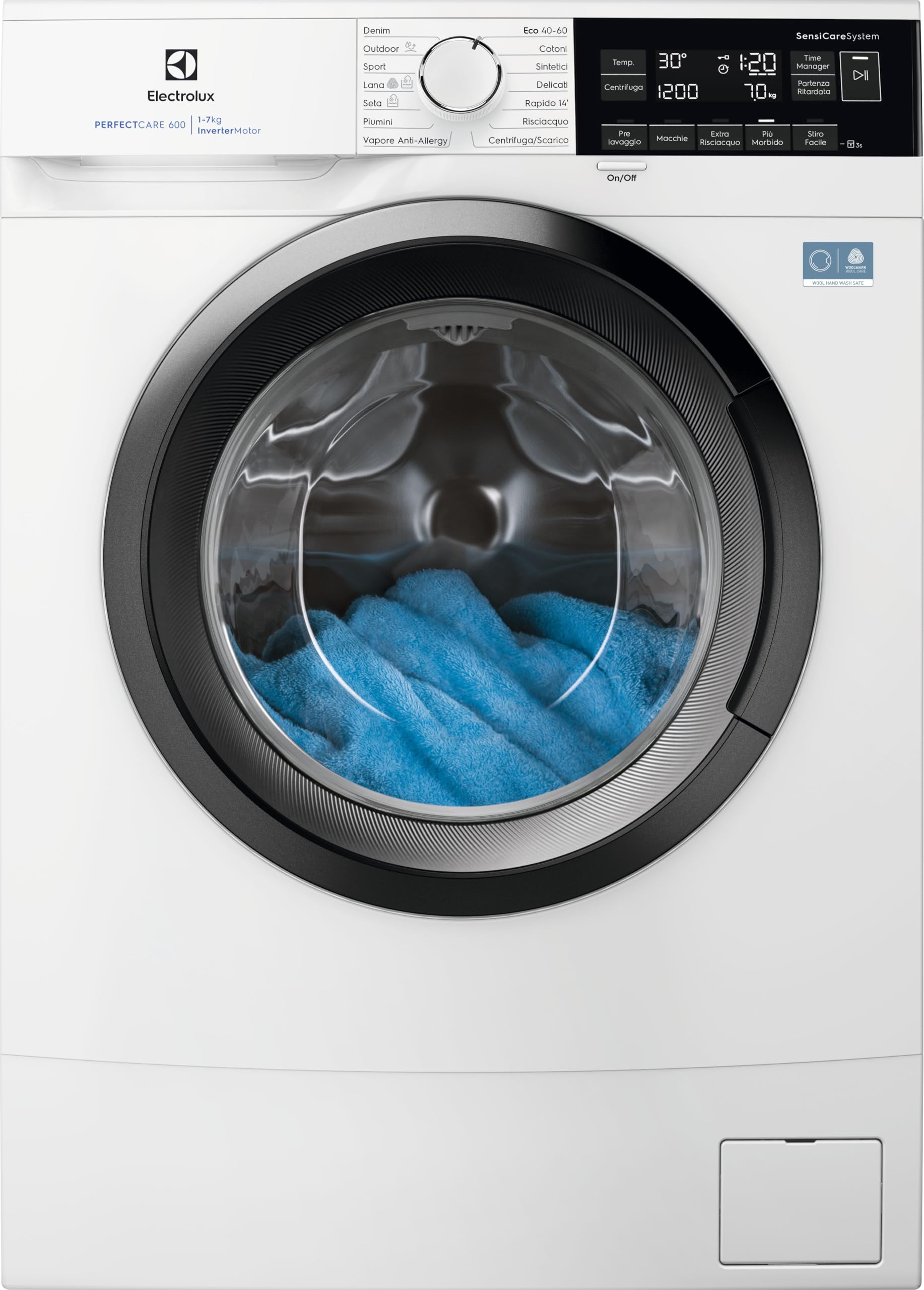 electrolux ew6s327a perfectcare 600 pralka slim ładowana od przodu, pojemność znamionowa programu eco 40°-60° (kg) 7,0 kg prędkość wirowania 1151 klasa efektywności energetycznej bez podłączenia