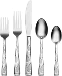 Oneida B340045B Tuscany 45 Piece Everyday Flatware Set, Service for 8