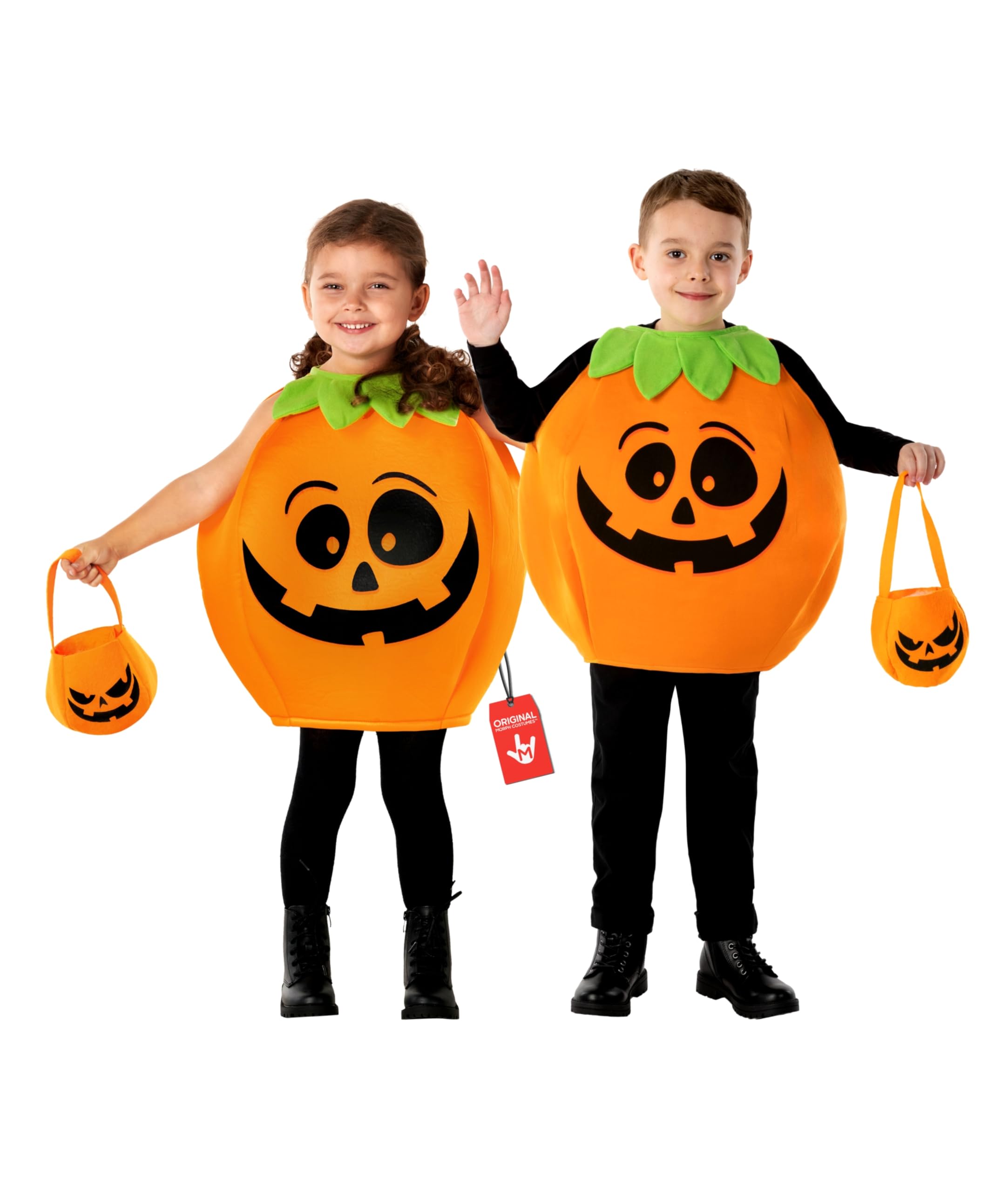 Morph Costume Zucca Bambino, Costume Zucca Halloween Bambino
