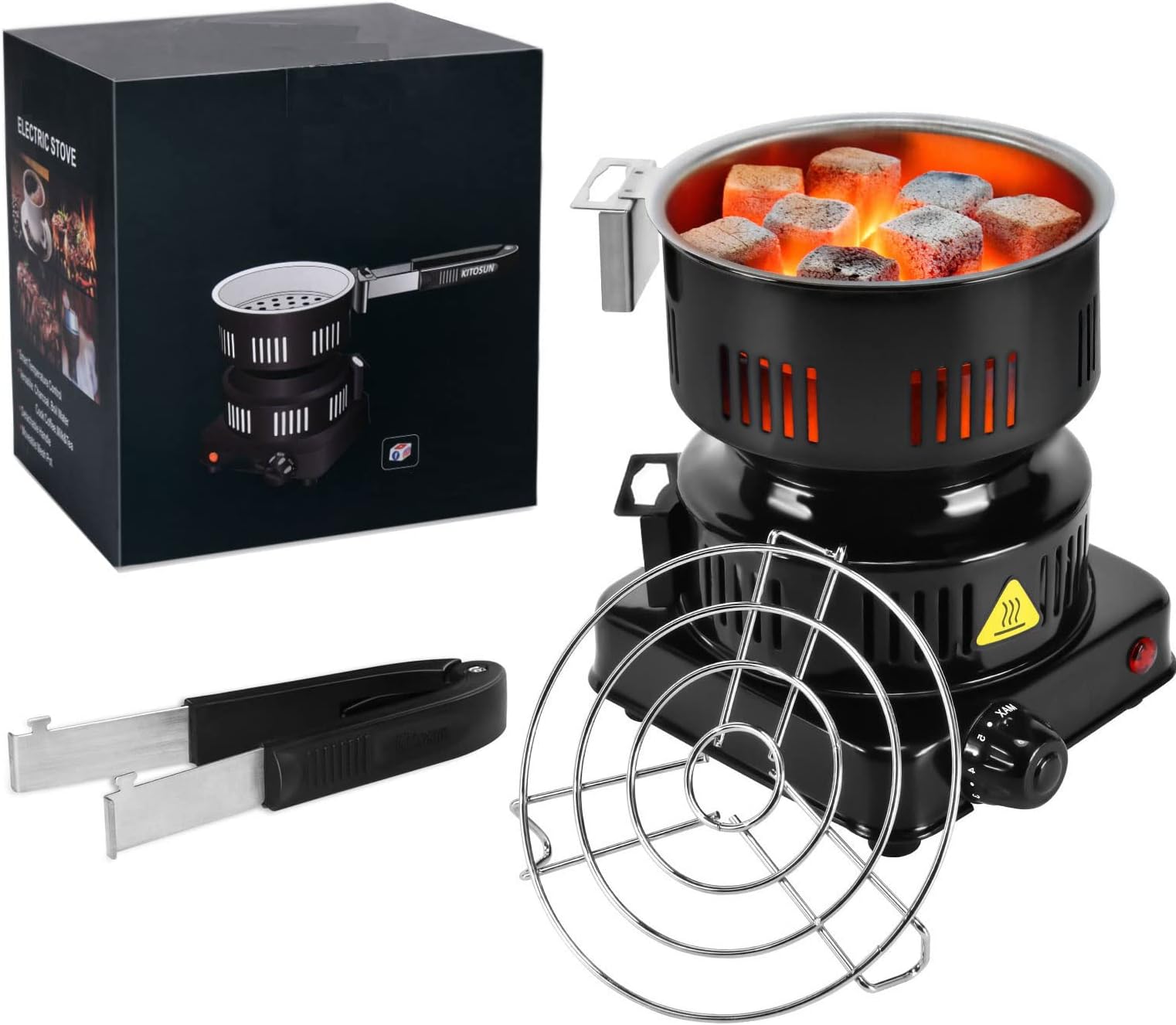 Multipurpose Electric Charcoal Burner - Coal Burner Starter Hot Plate ETL App...