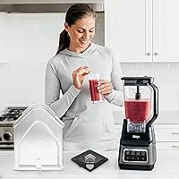 Vista 6 de VERSAINSECT Tapa de tapa para licuadora Nin-ja, accesorios para licuadora Nin-ja, piezas de repuesto para licuadora Ninja de 72 onzas, compatible