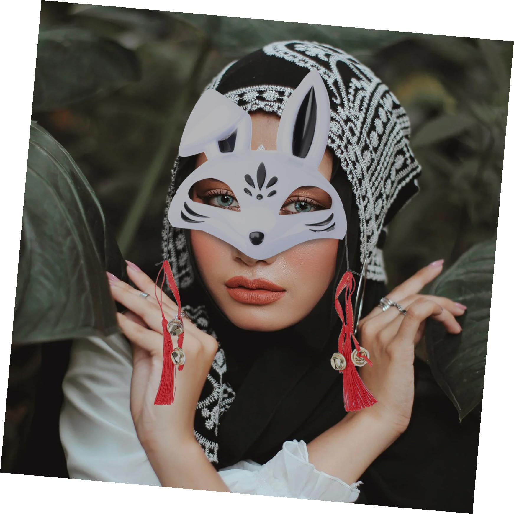 Abaodam 9pezzi Maschere Decorative Festival Per Halloween Maschere Accessori Per e Garantita