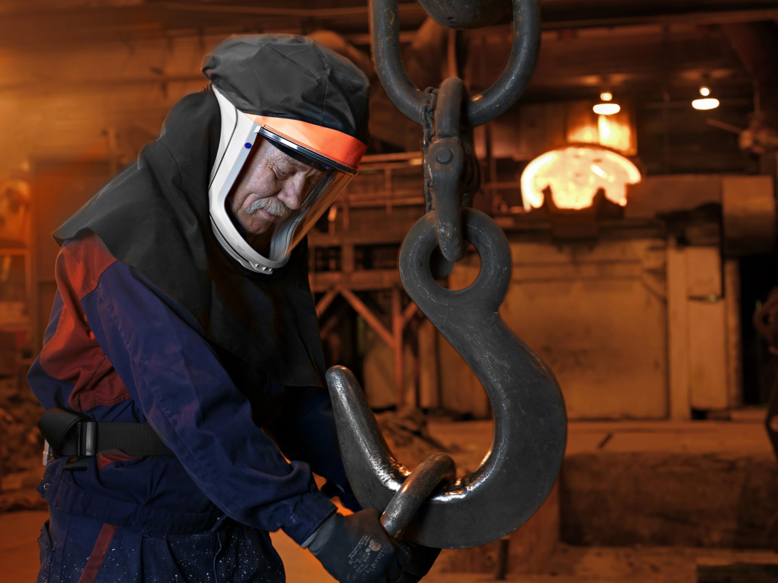 3M Versaflo Helm mit strapazierfähiger Hals- und Schulterabdeckung M-406, 1 Stück