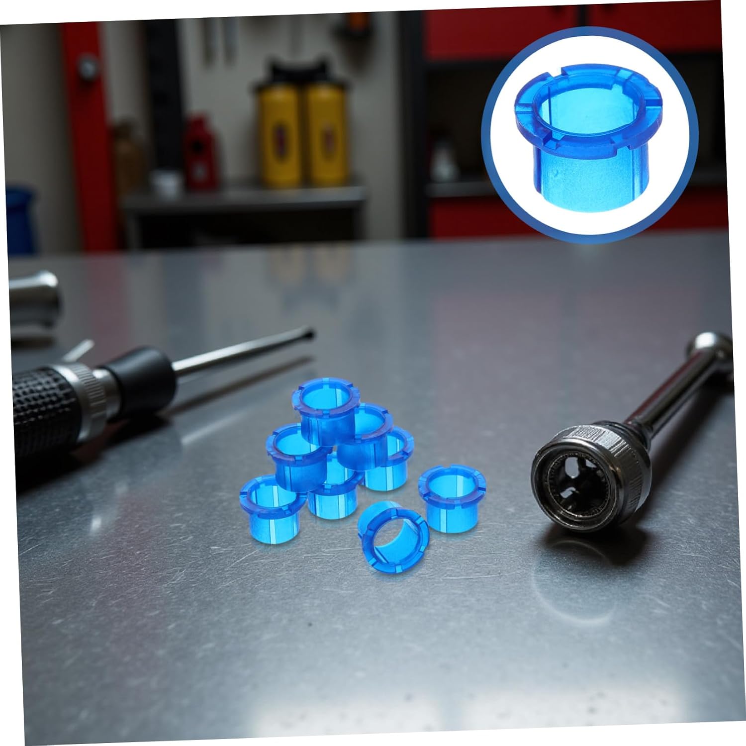 Shift Linkage Bushing Kit 2 Sets (4 Pieces) Transmission Control Cable Bushing for Mid-size Suv and Sedan Automatic Gear Shift Cable Repair Kit