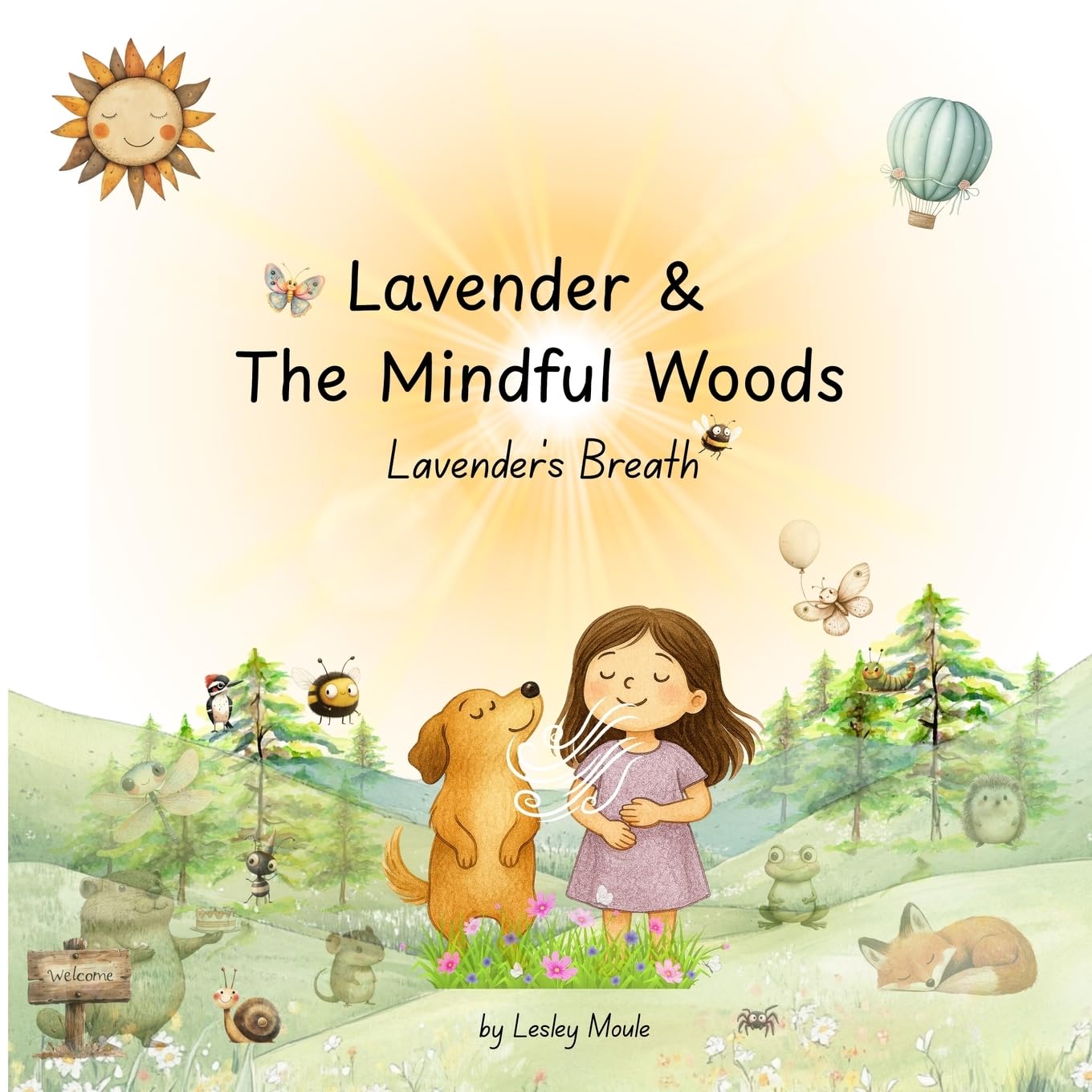 Lavender & The Mindful Woods: Lavender's Breath (Little Lavender Books)