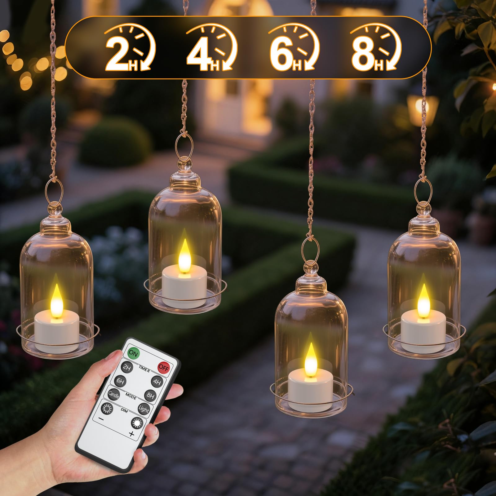 Ymenow LED Teelichter Wiederaufladbar mit Timerfunktion Fernbedienung, 12 Stück LED Kerzen Aufladbare Elektrische Teelichter mit Ladestation Timer für Party Zimmer Wohnzimmer Halloween Weihnachten Dek