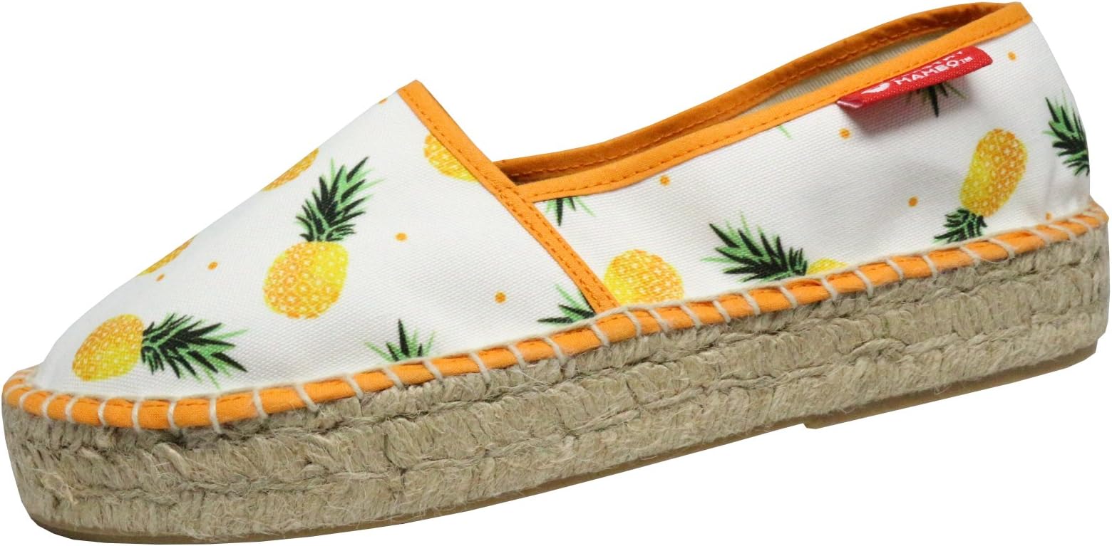 DOROTHY MAMBO x Fusion Kawaii Espadrille Slip-on Loafer Pineapple Made in Spain