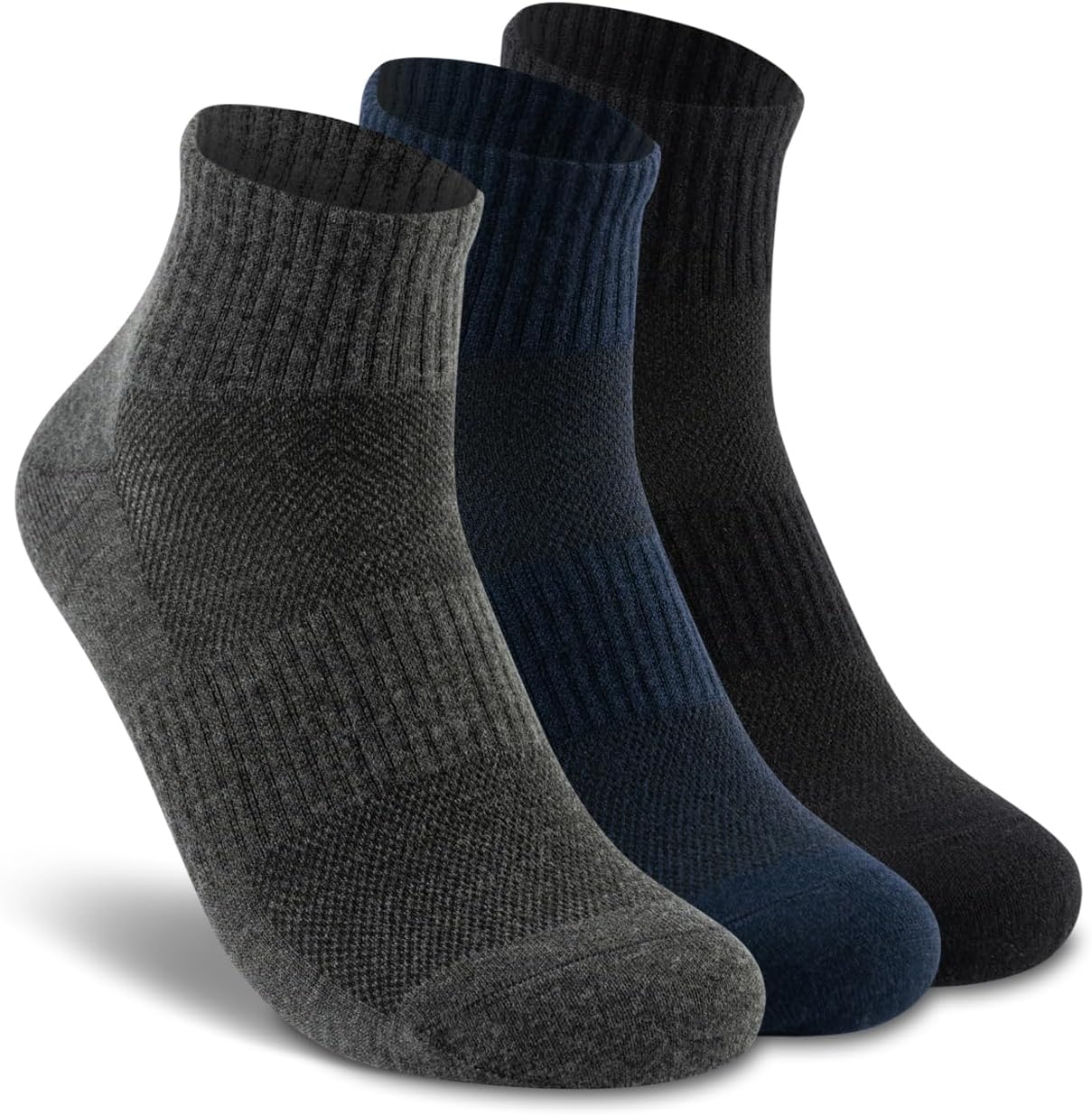 LIXIA Merino Wool Ankle Socks for Women and Men - Breathable, Moisture-Wicking, Odor-Resistant, Durable for All Seasons