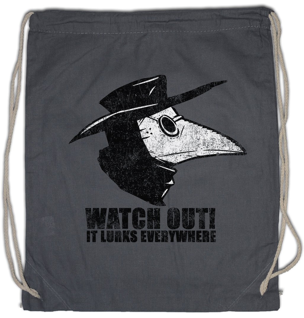 Sac Shopping Réutilisable Urban Backwoods - Motif Plague Doctor II