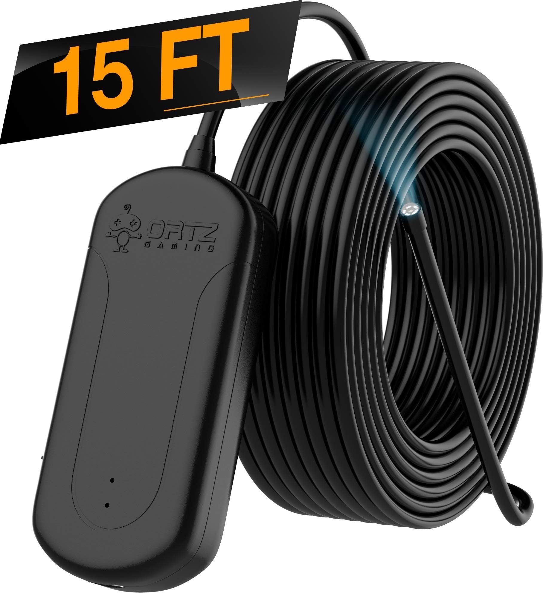 1080p Wireless Endoscope Waterproof WiFi Borescope Inspection Camera Compatible with Android and iOS Smartphone, iPhone, Samsung, iPad, Tablet