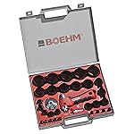 BOEHM JBL250PA 2-50mm Perforated Needle Set with Stand, Record Disc and Spring Centering Tip in Plastic Case