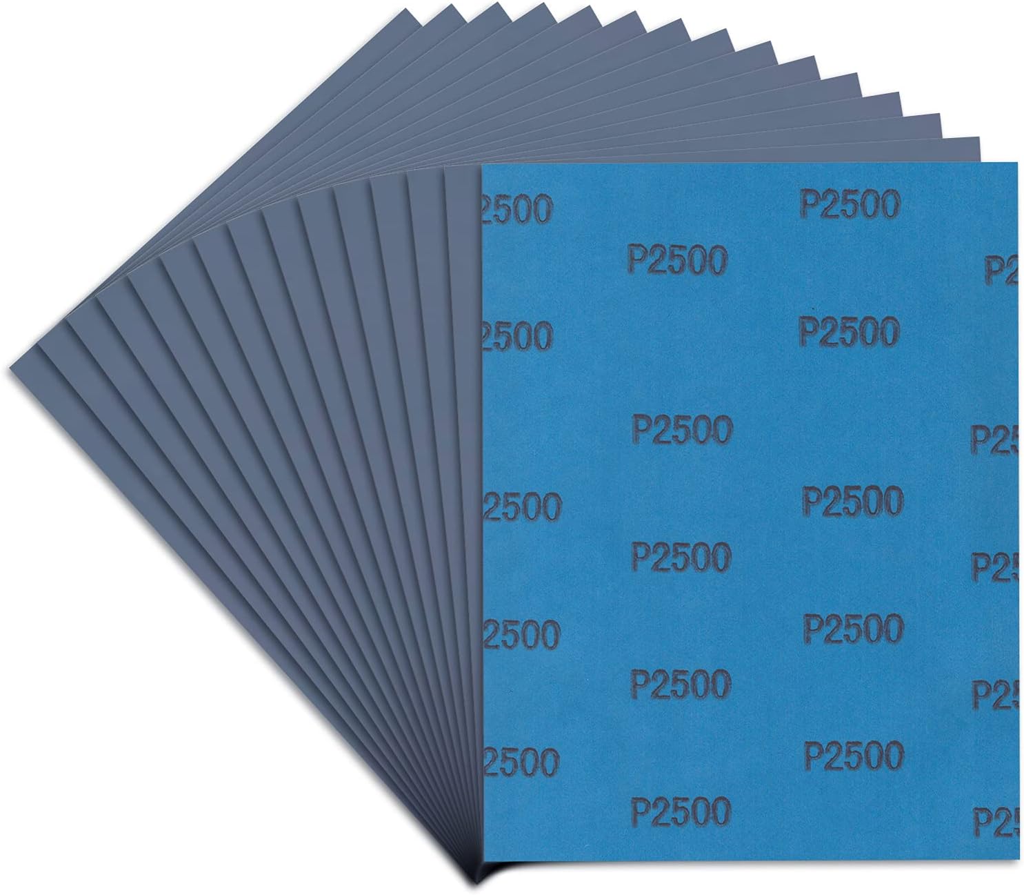 Sandpaper 2500 Grit, Wet Dry Sanding Sheets, High Performance Sand Paper for Wood Furniture Finishing, Metal Grinding, Automotive Polishing, 9 x 11 inches, 15-Sheets