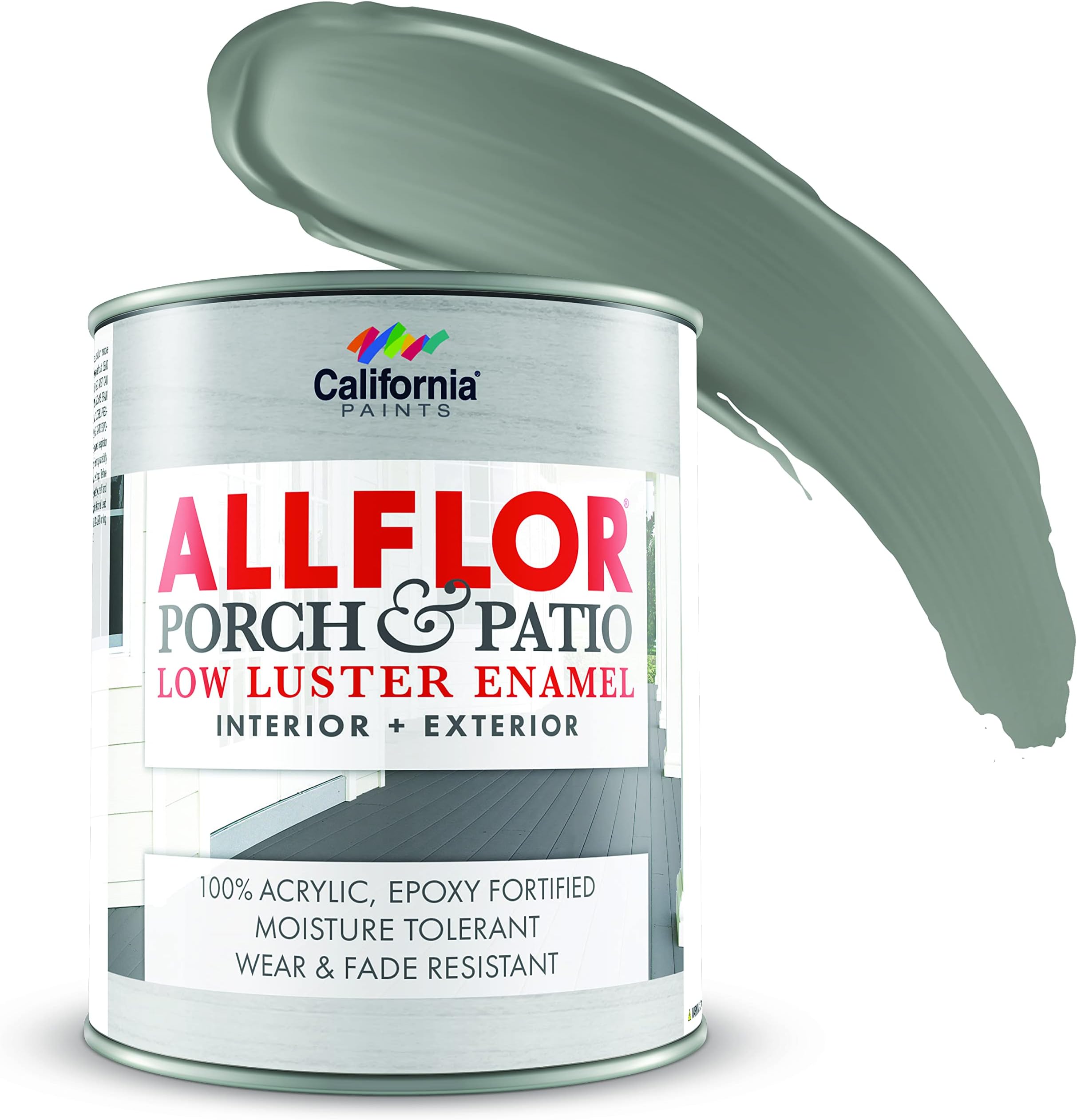 KILZ LowLustre Enamel Porch & Patio Latex Floor Paint, Interior