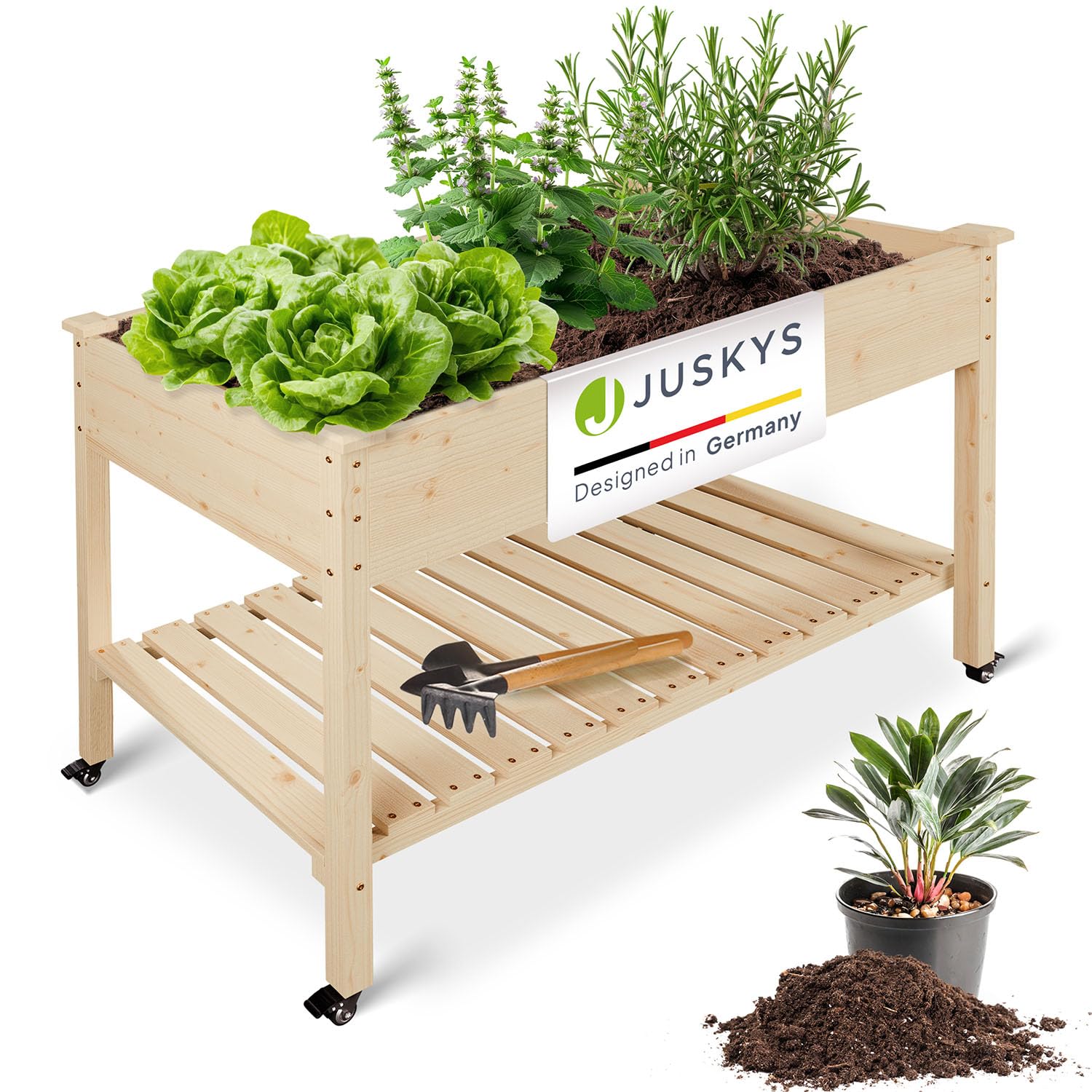 Test de Jardinière Surélevée sur Pieds GOPLUS avec Etagère Test de Jardinière Surélevée sur Pieds GOPLUS avec Etagère