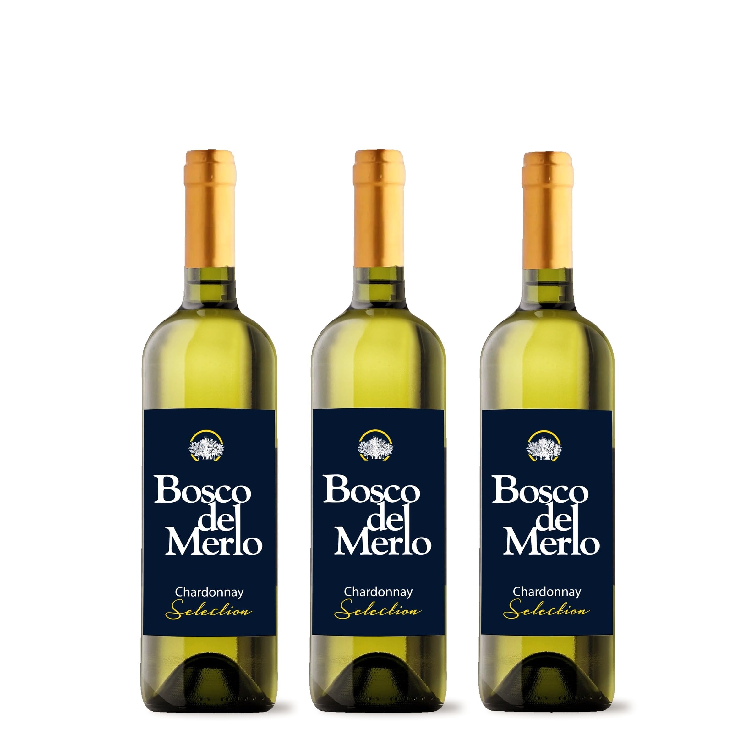 Bosco del Merlo 2024 Chardonnay Selection (3 x 0,75 l) inkl. weine.de-DropStop