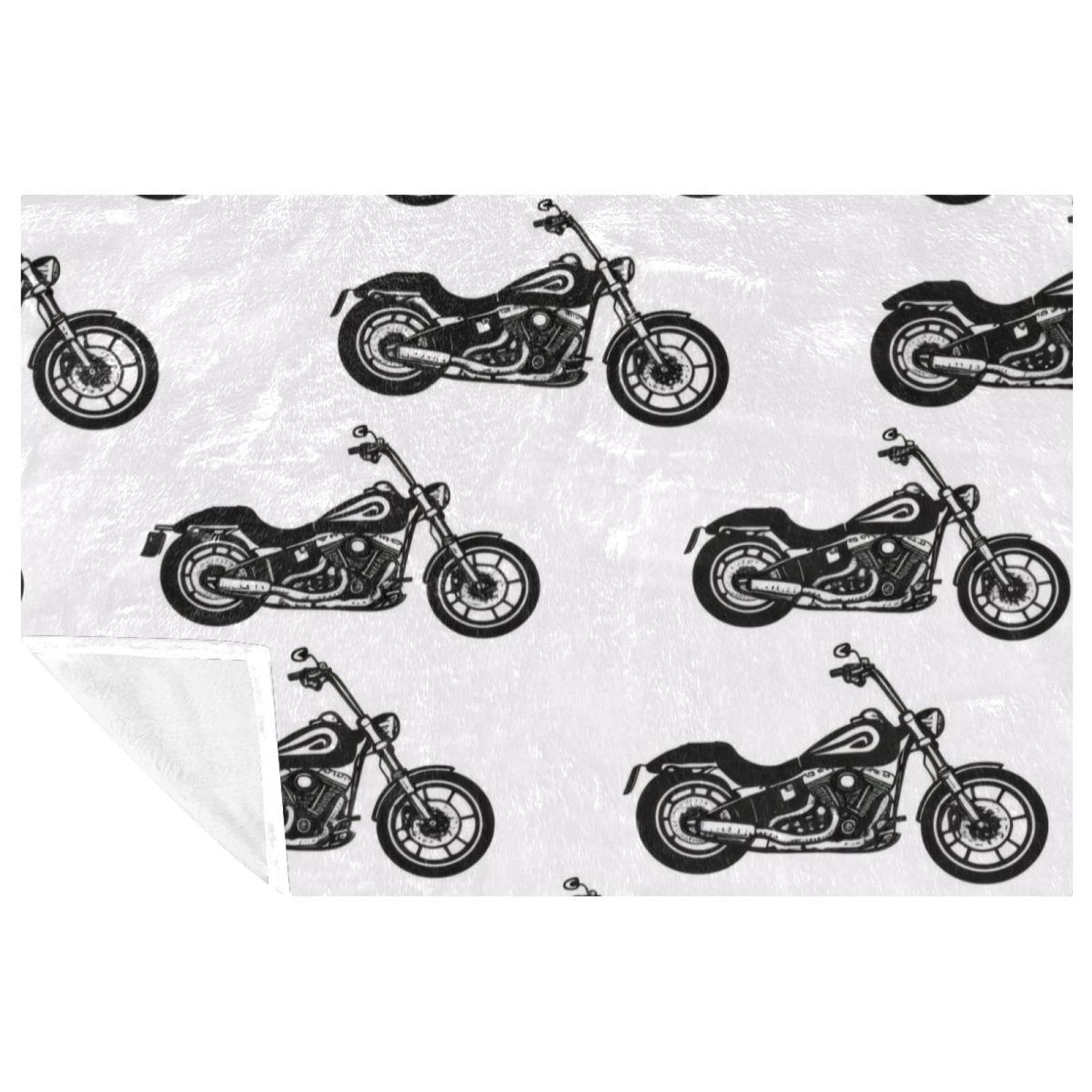 Couverture douce de lit en textile premium noir 150x100 cm